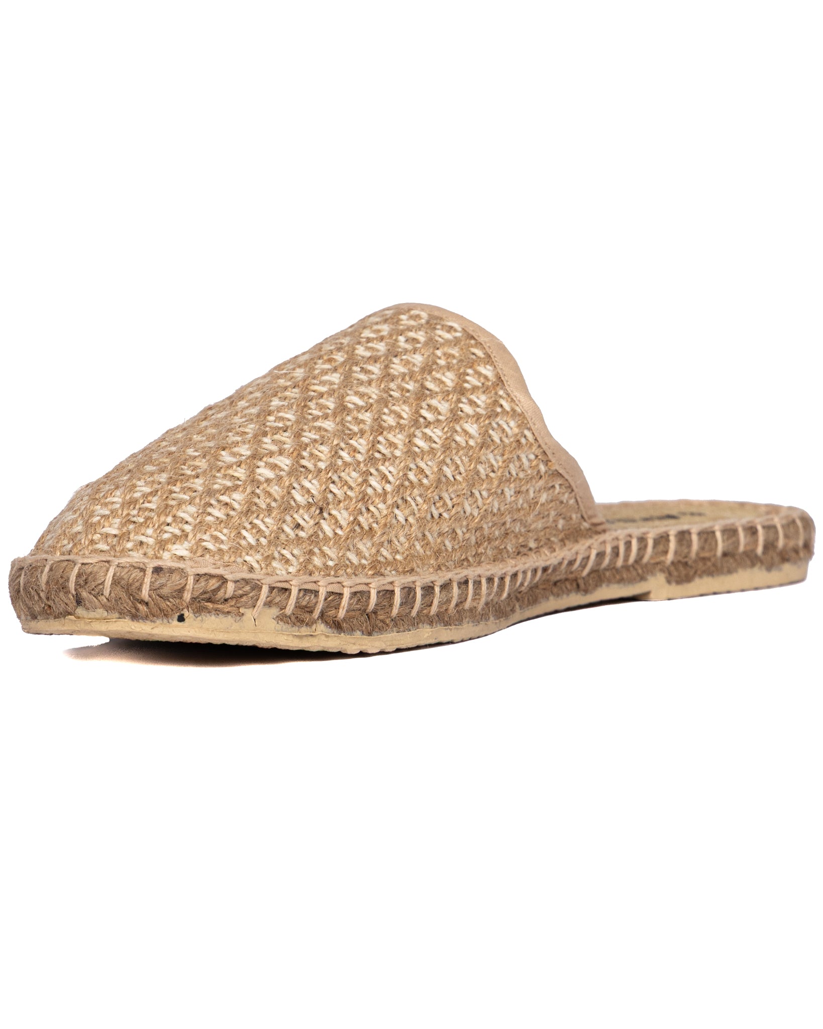 Marittimina - mules espadrilles tressées beiges