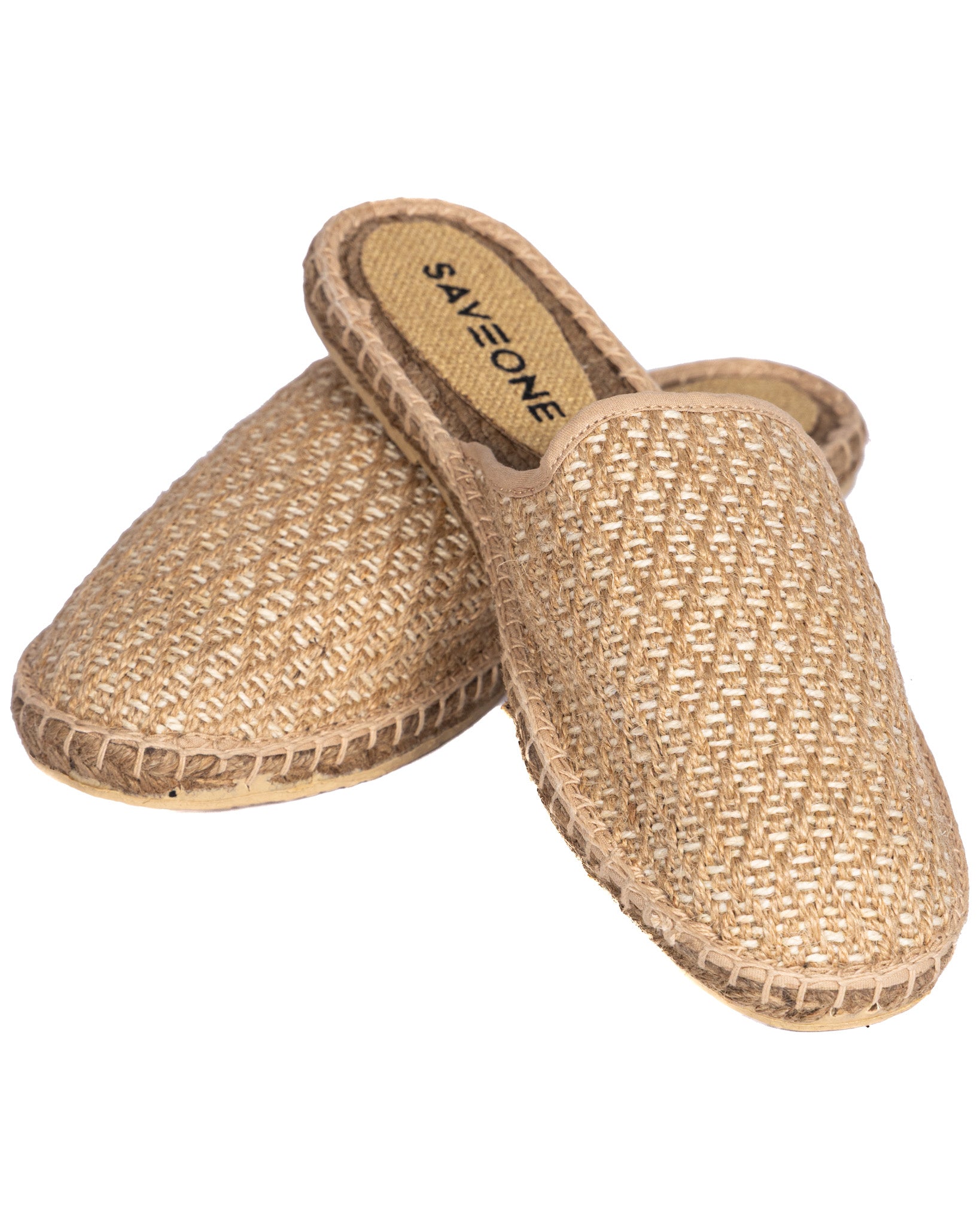 Marittimina - mules espadrilles tressées beiges