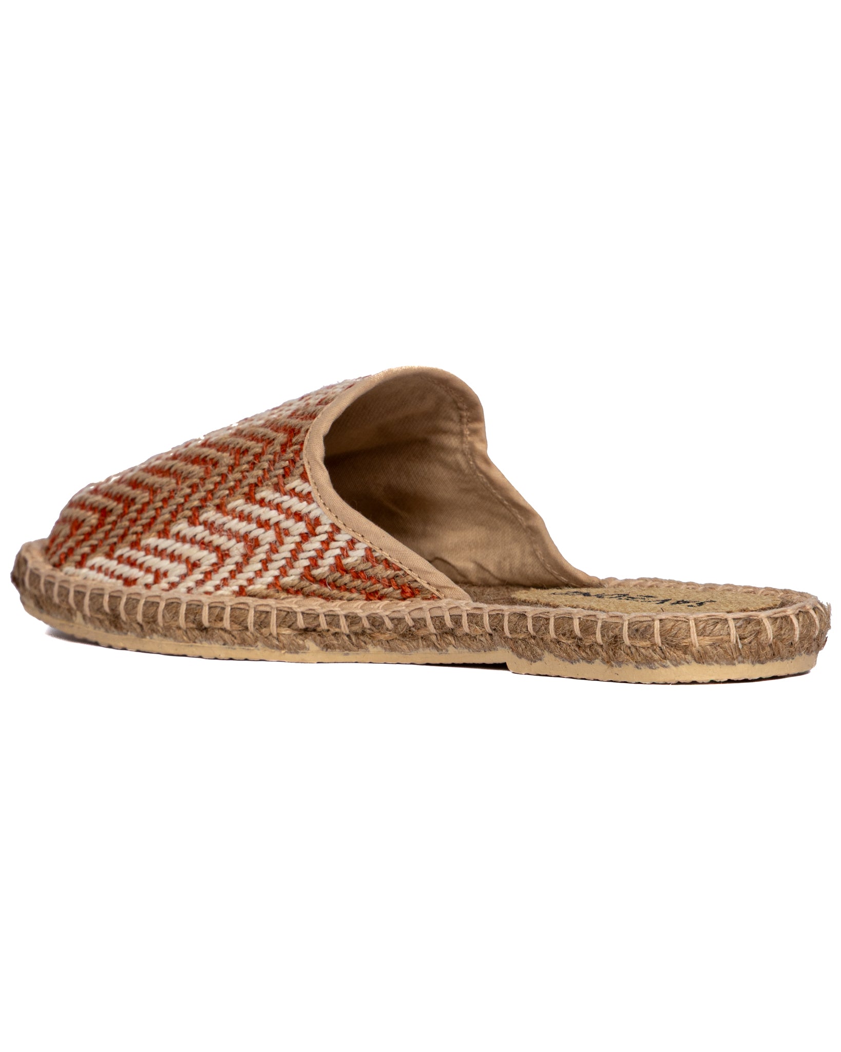 Lerici - mules espadrillas spigata mattone