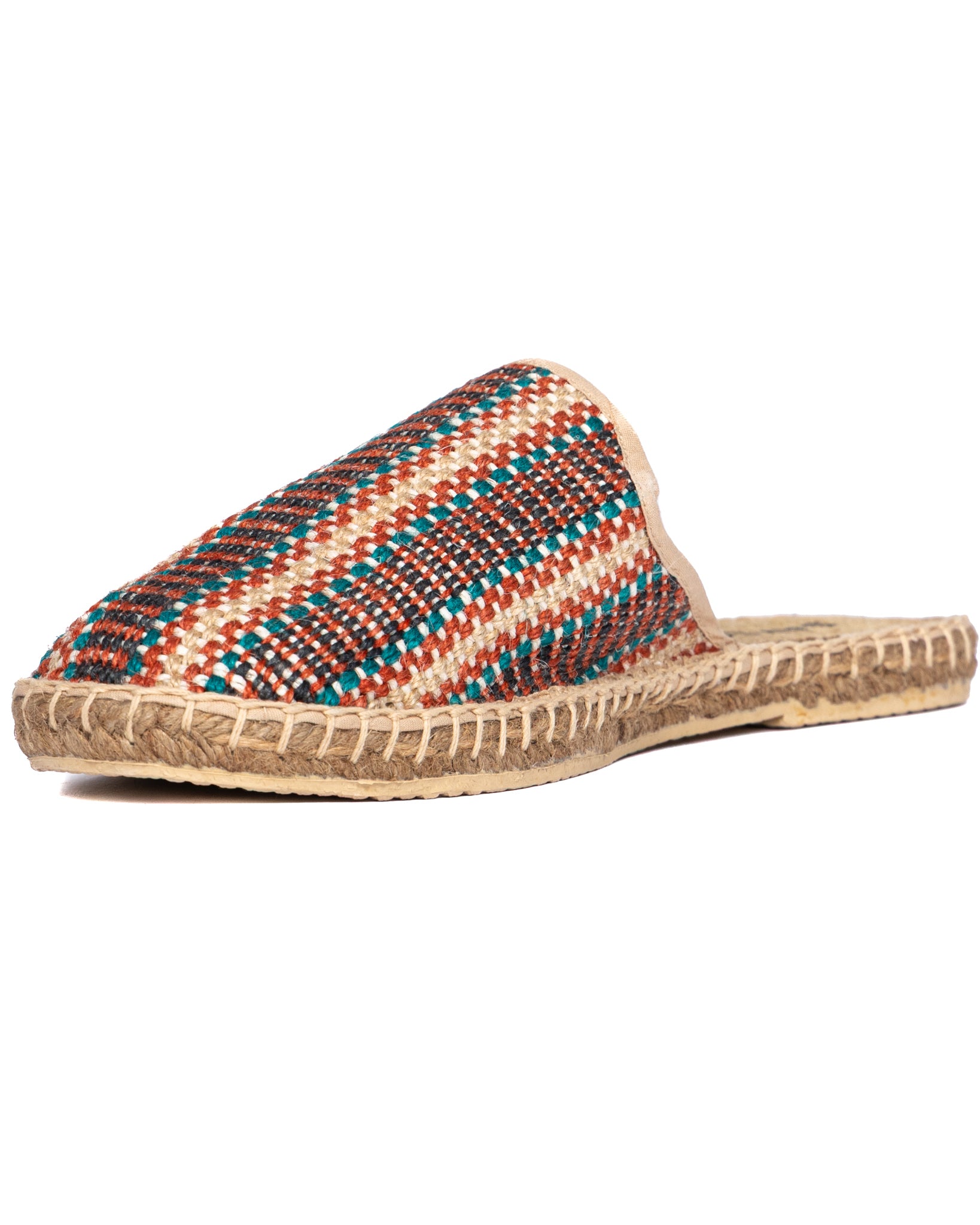 Taormina - multicolor striped espadrilles mules