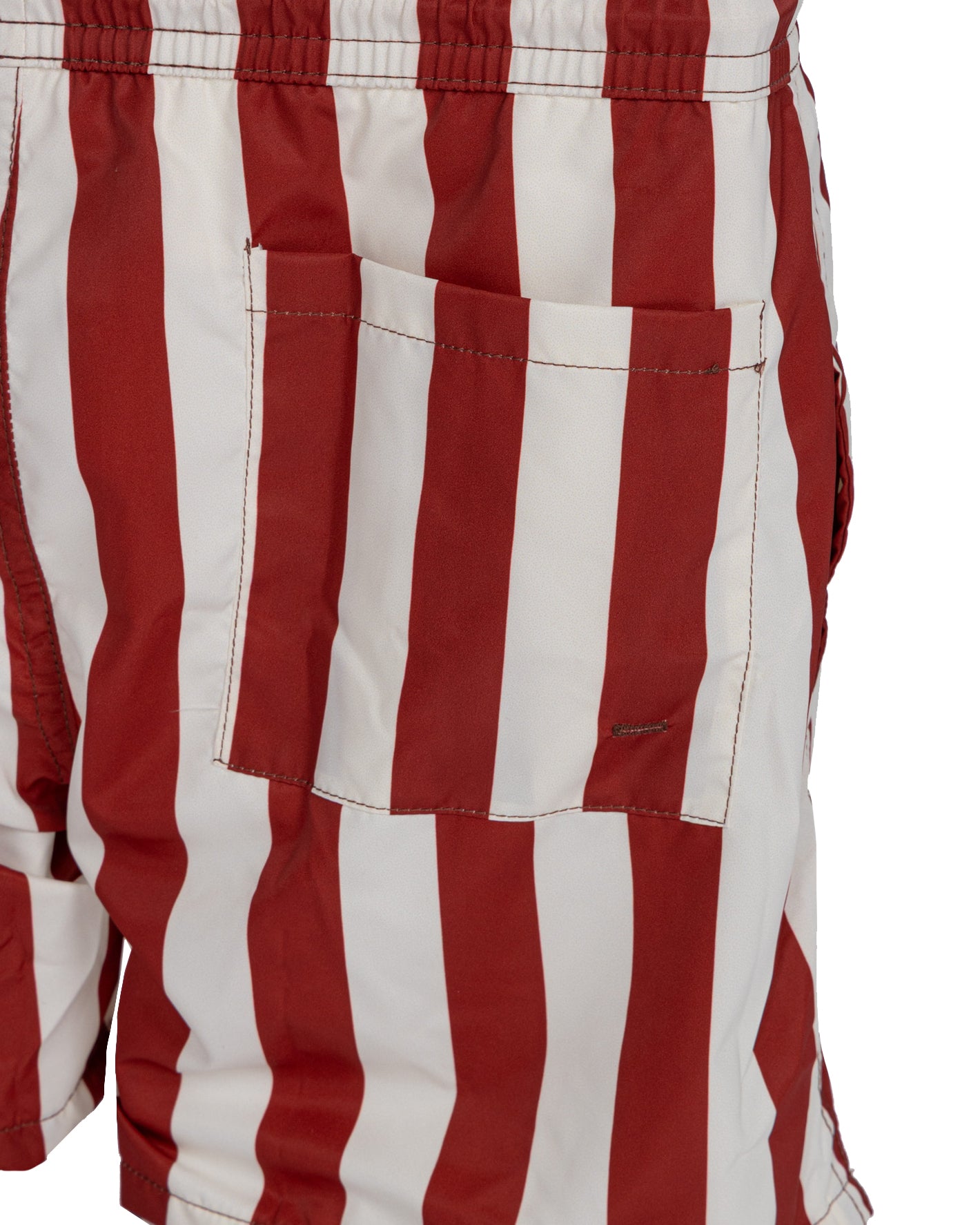 Line - costume da bagno riga bordeaux