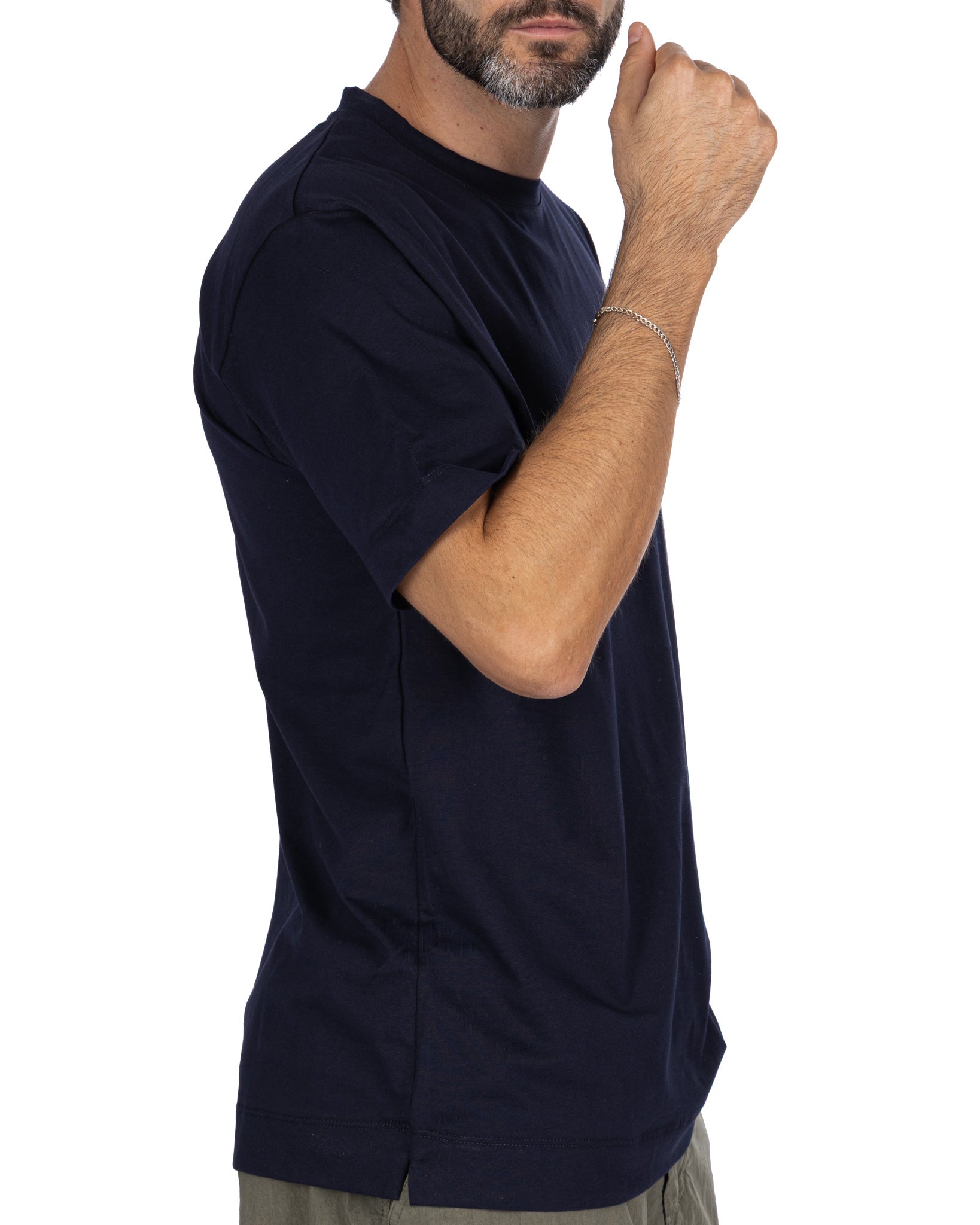 Bergen - blue cotton t-shirt