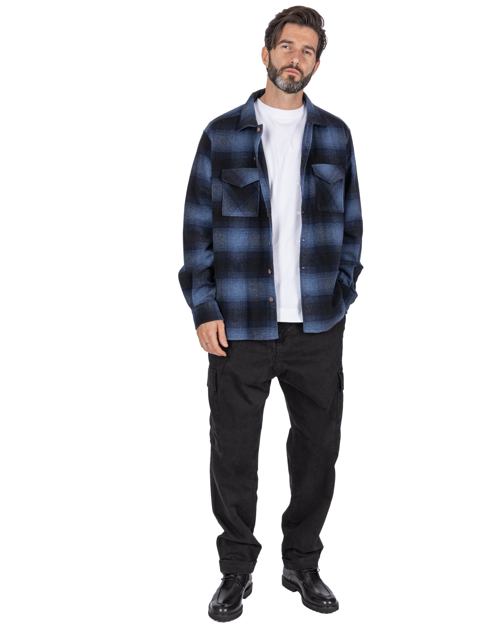 Pantalone cargo Kodak in cotone nero