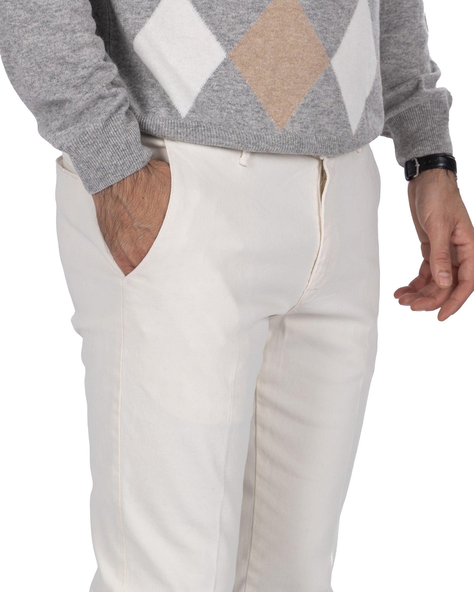 Pantalon Jack couleur crème