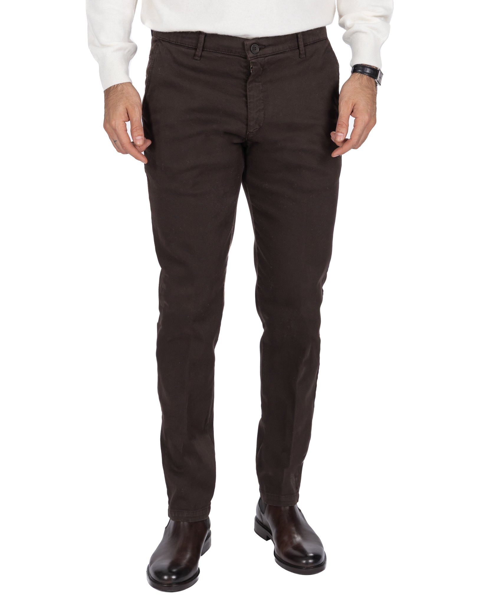 Pantalon blindé marron foncé Jack