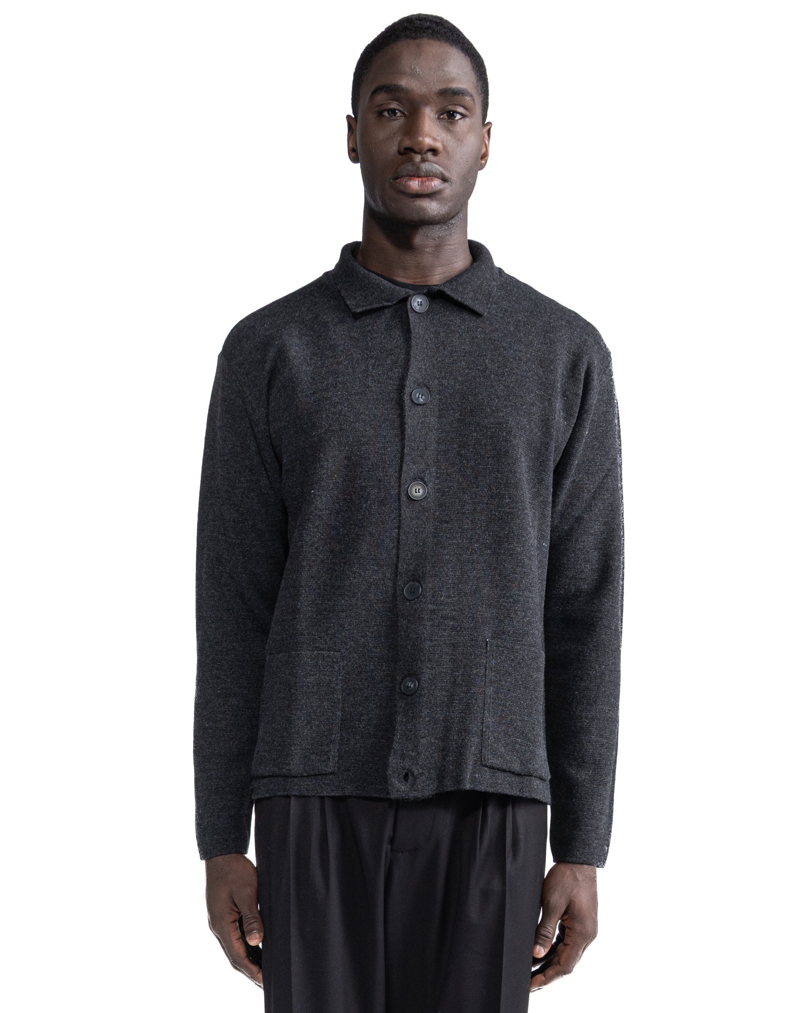 Krakatoa Knit Jacket Charcoal