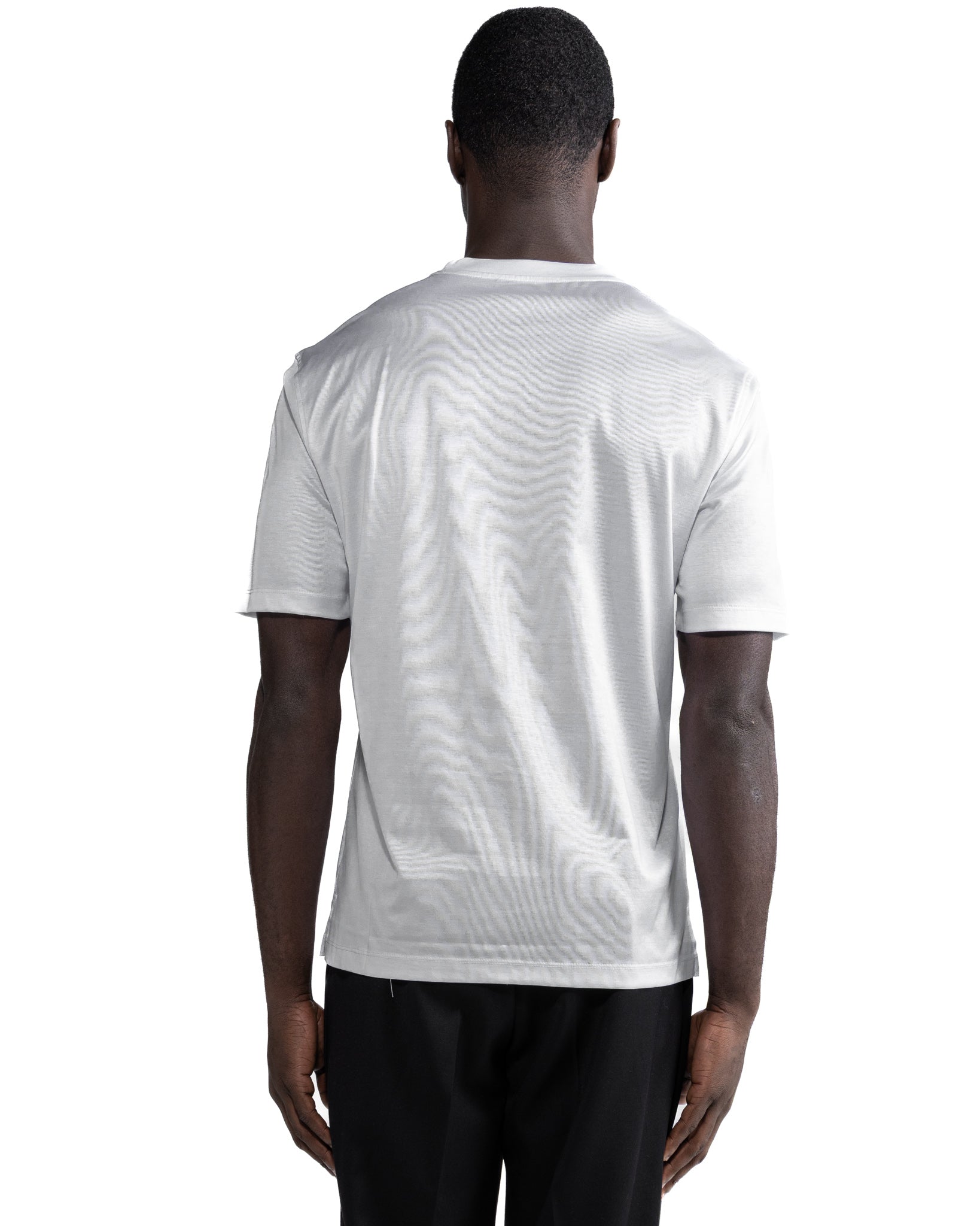 T-shirt Hoorn en fil d'Écosse blanc