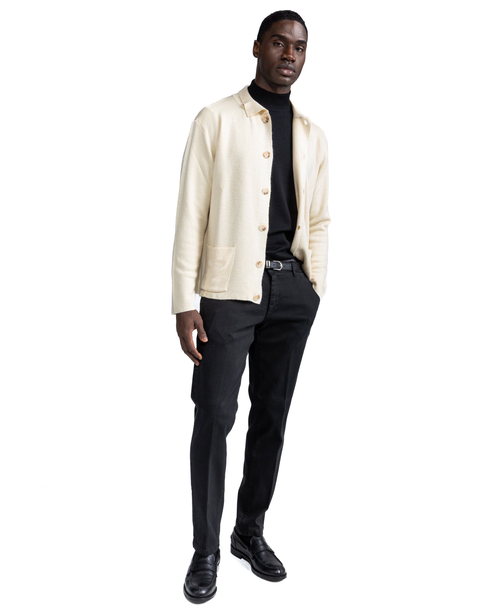 Giacca a maglia Krakatoa beige