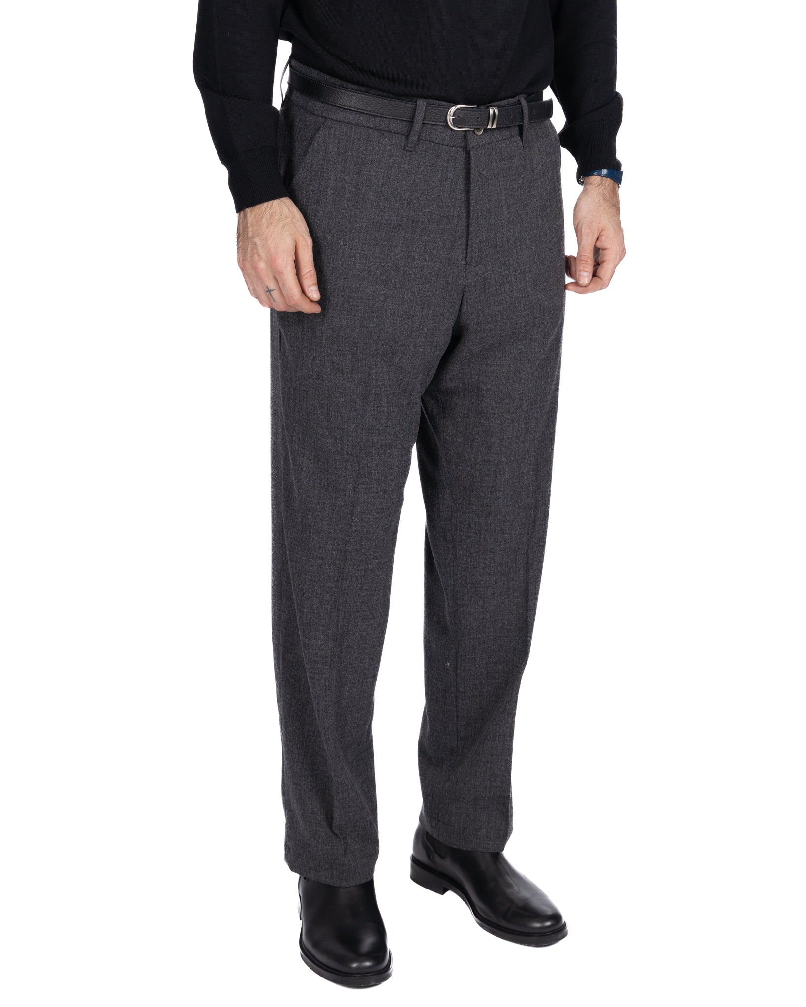 Zeiis wide trousers anthracite