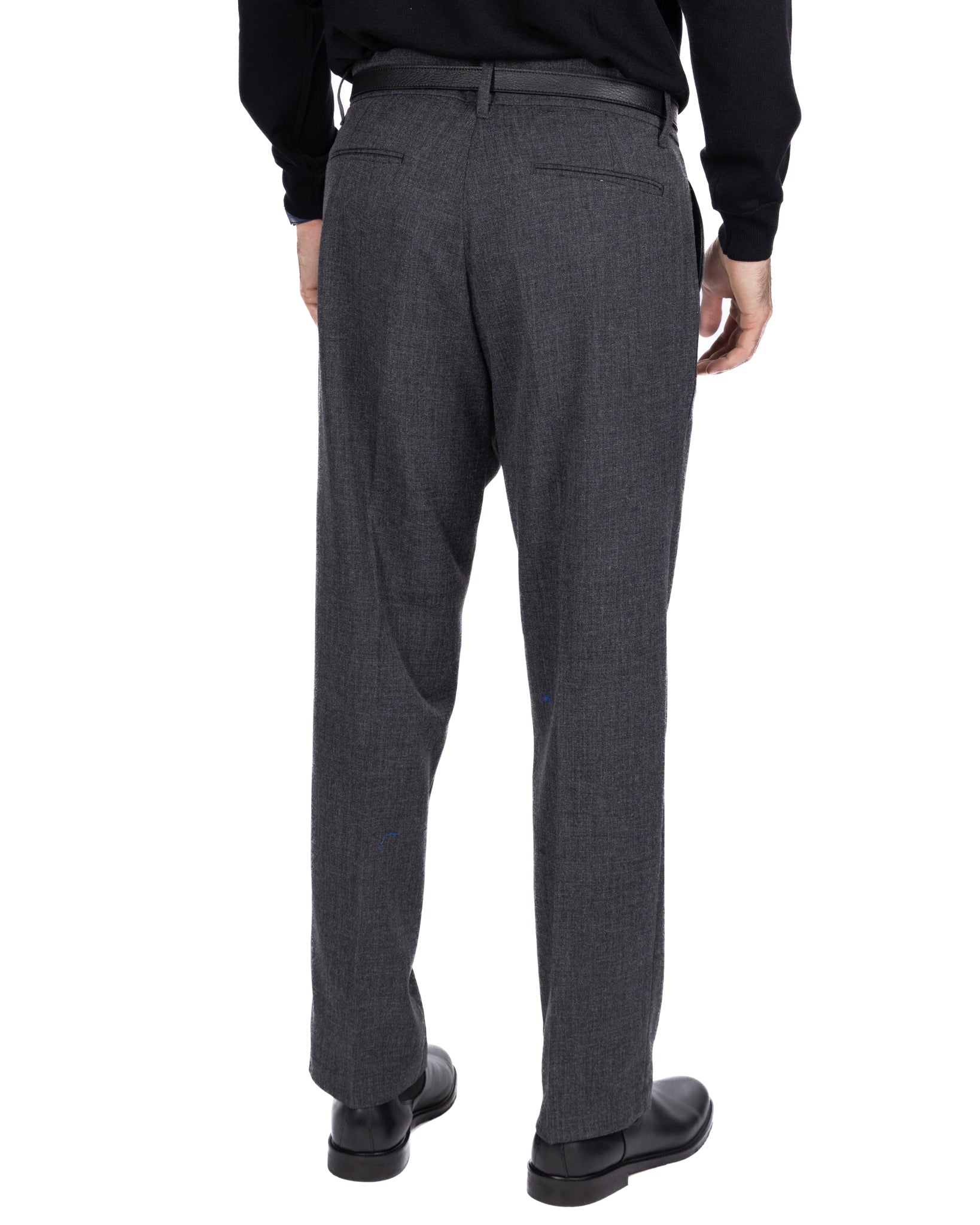 Zeiis wide trousers anthracite