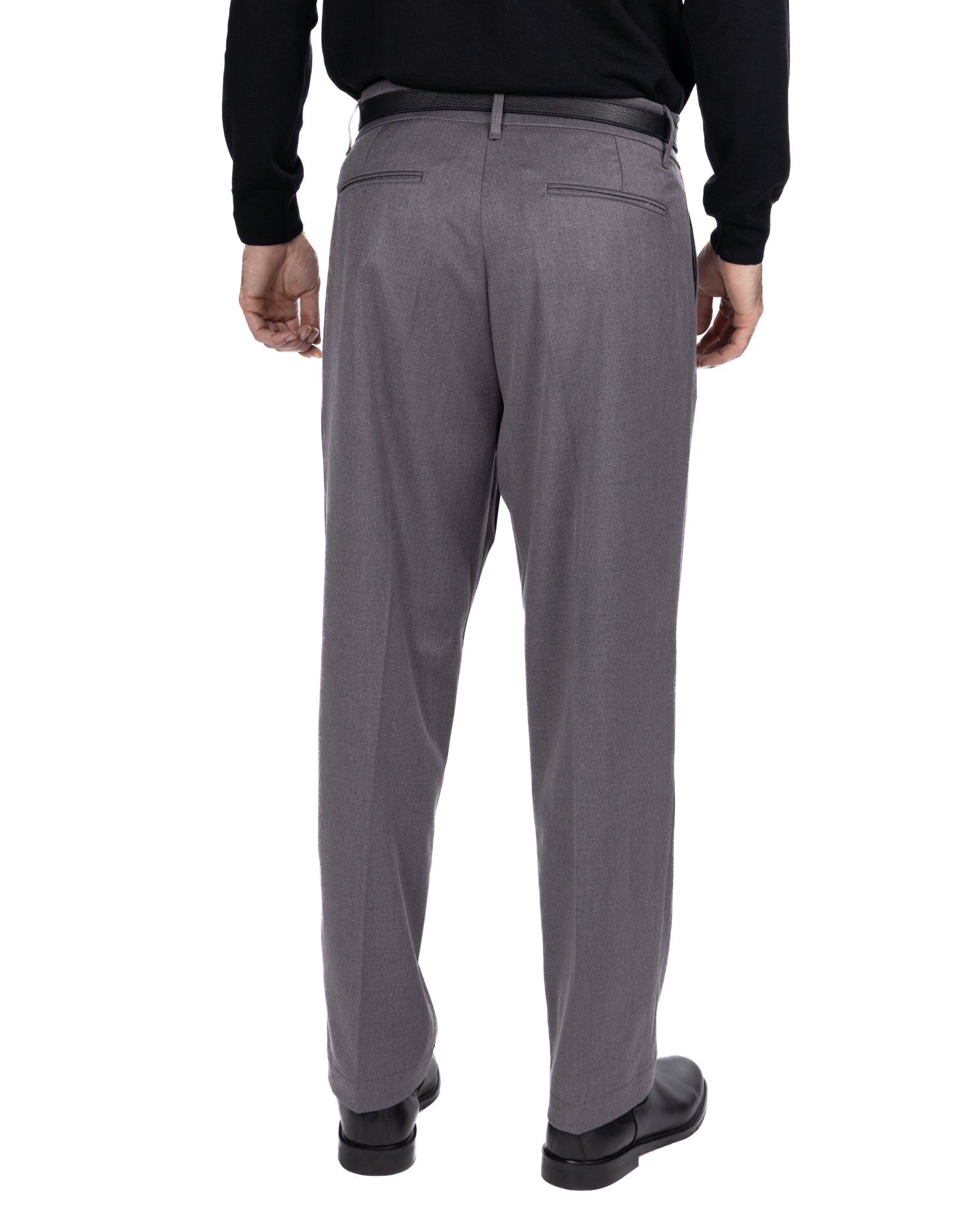 Kevin wide trousers in anthracite