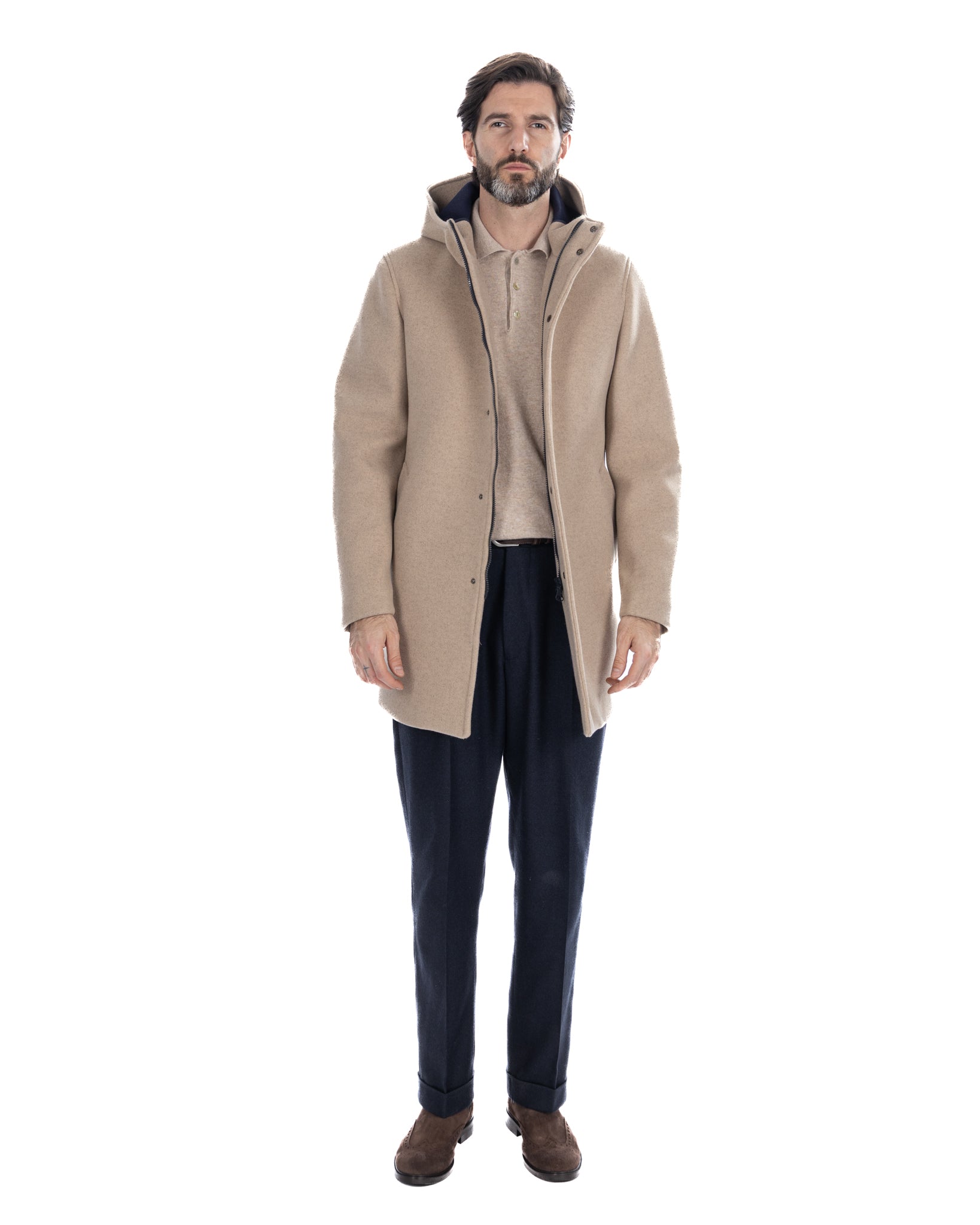 Giubbotto Denali in panno beige