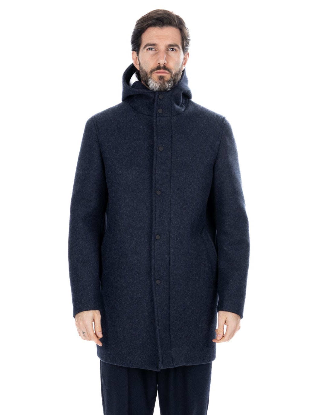 Giubbotto Denali in panno blu