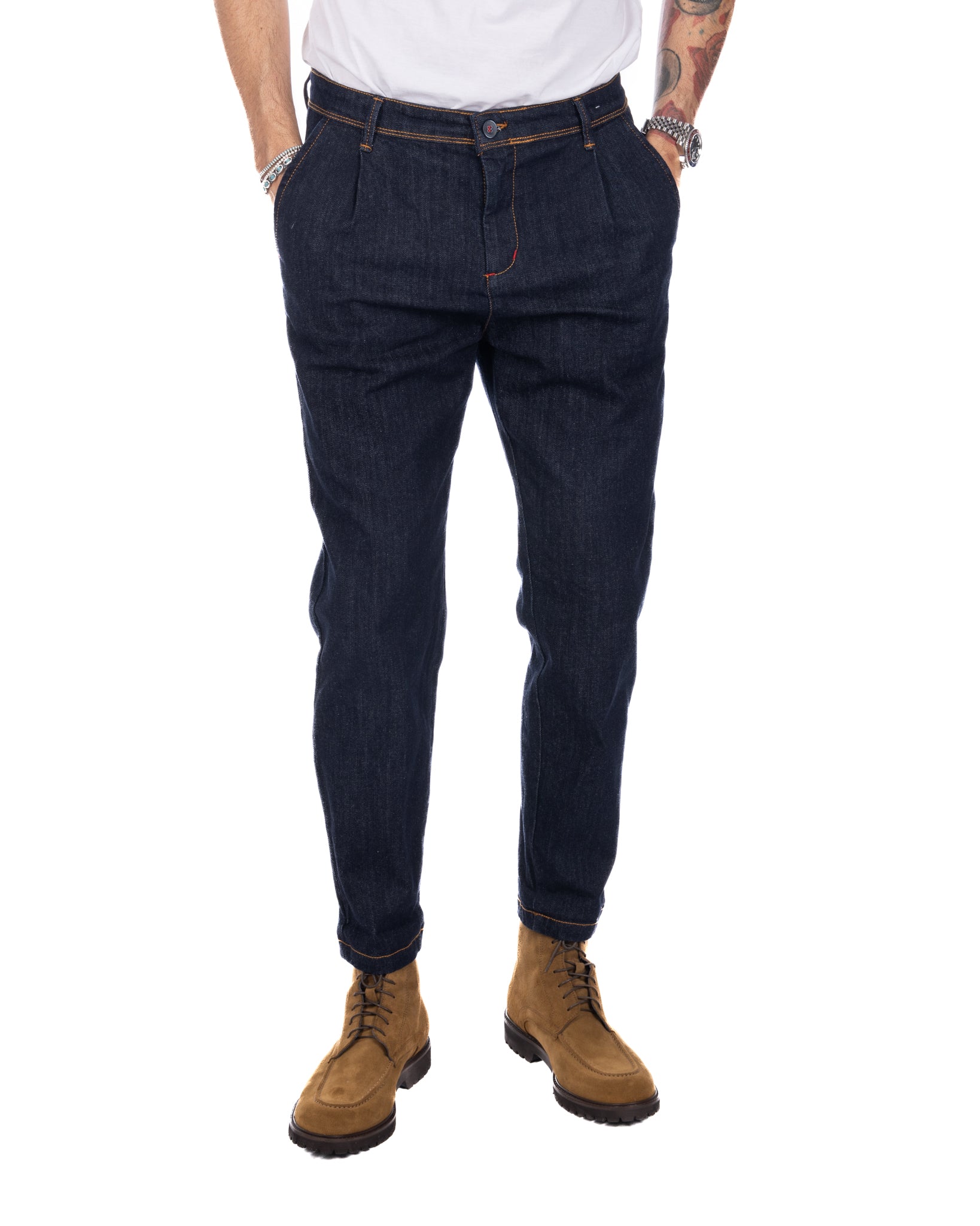 Orleans - zero wash america pocket jeans