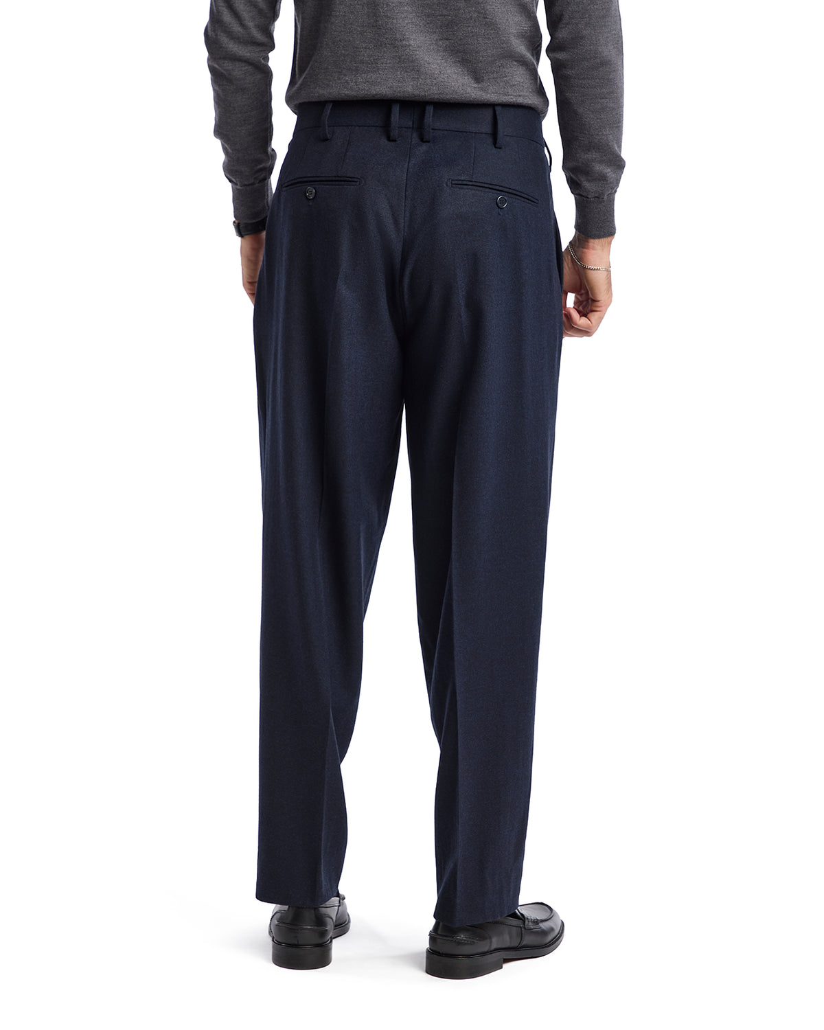 Pantalone Over in flanella Rugby Drago blu