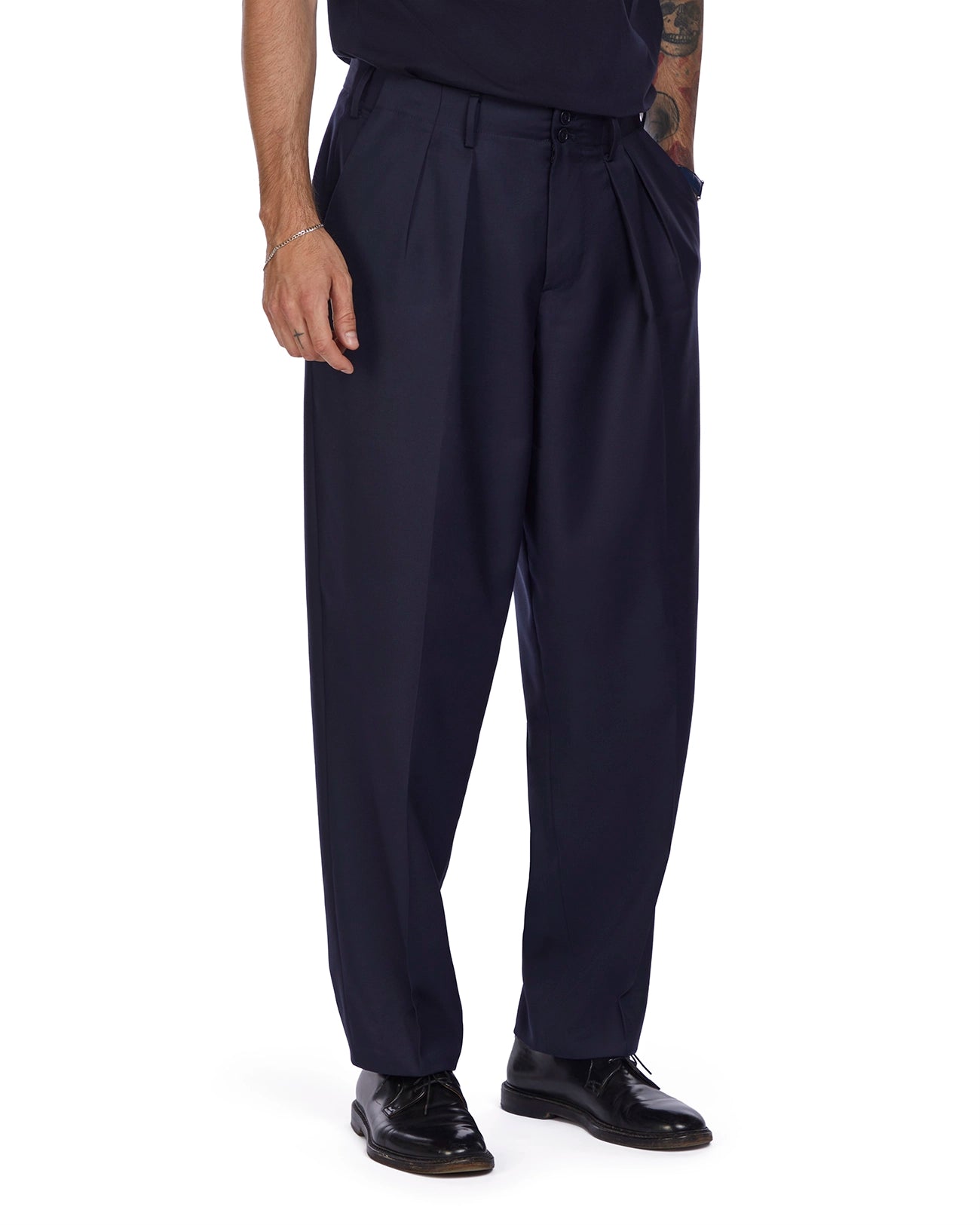 Pantalone Over blu Vitale Barberis Canonico