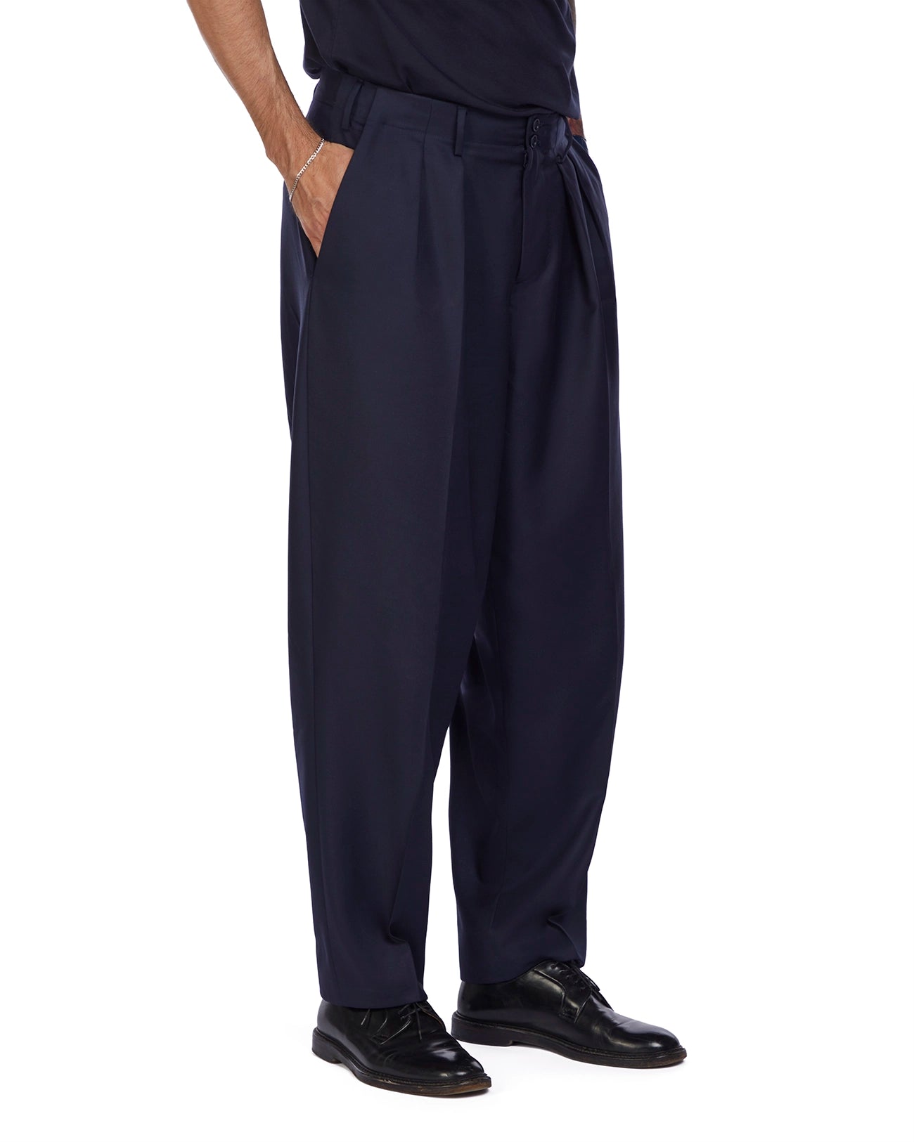 Pantalone Over blu Vitale Barberis Canonico