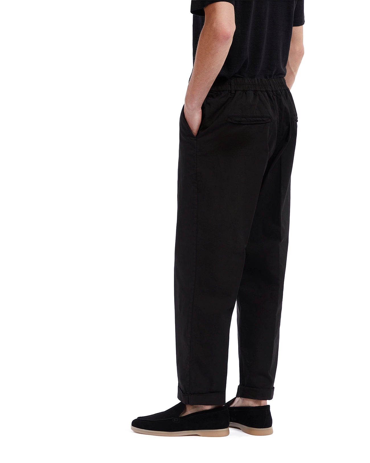 Wels trousers in black cotton