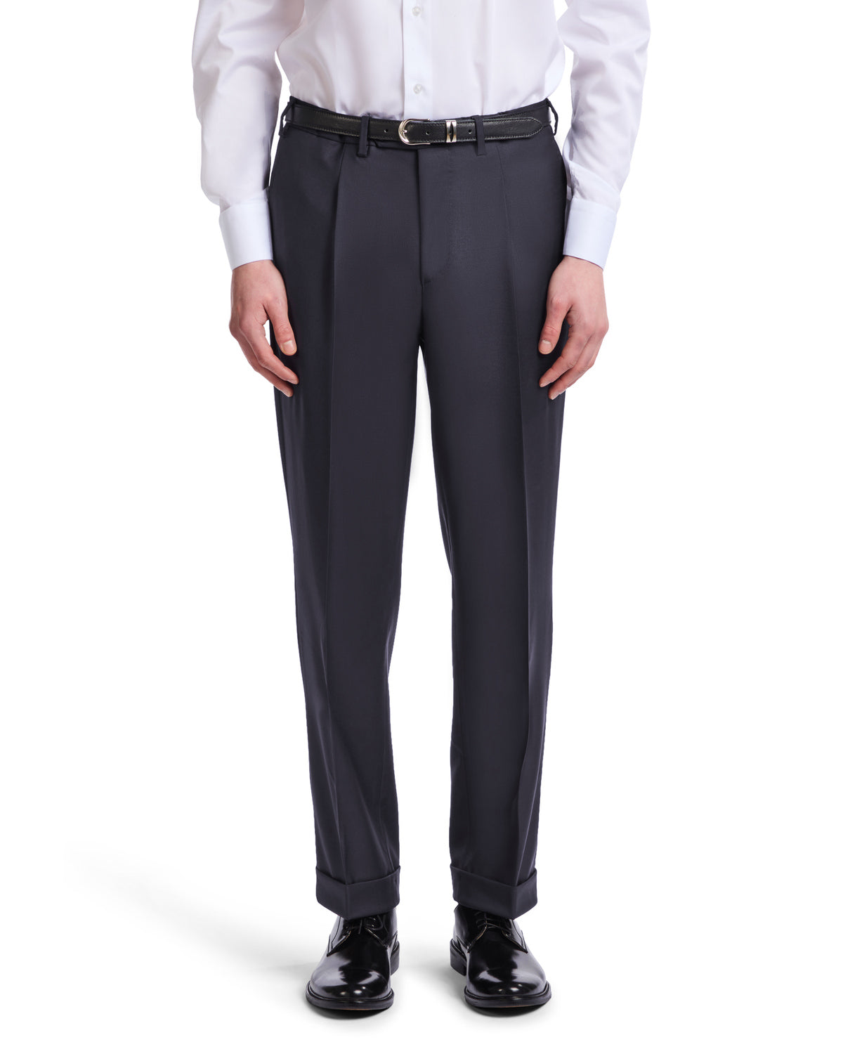 Pantalone Classic in lana Perennial Canonico antracite