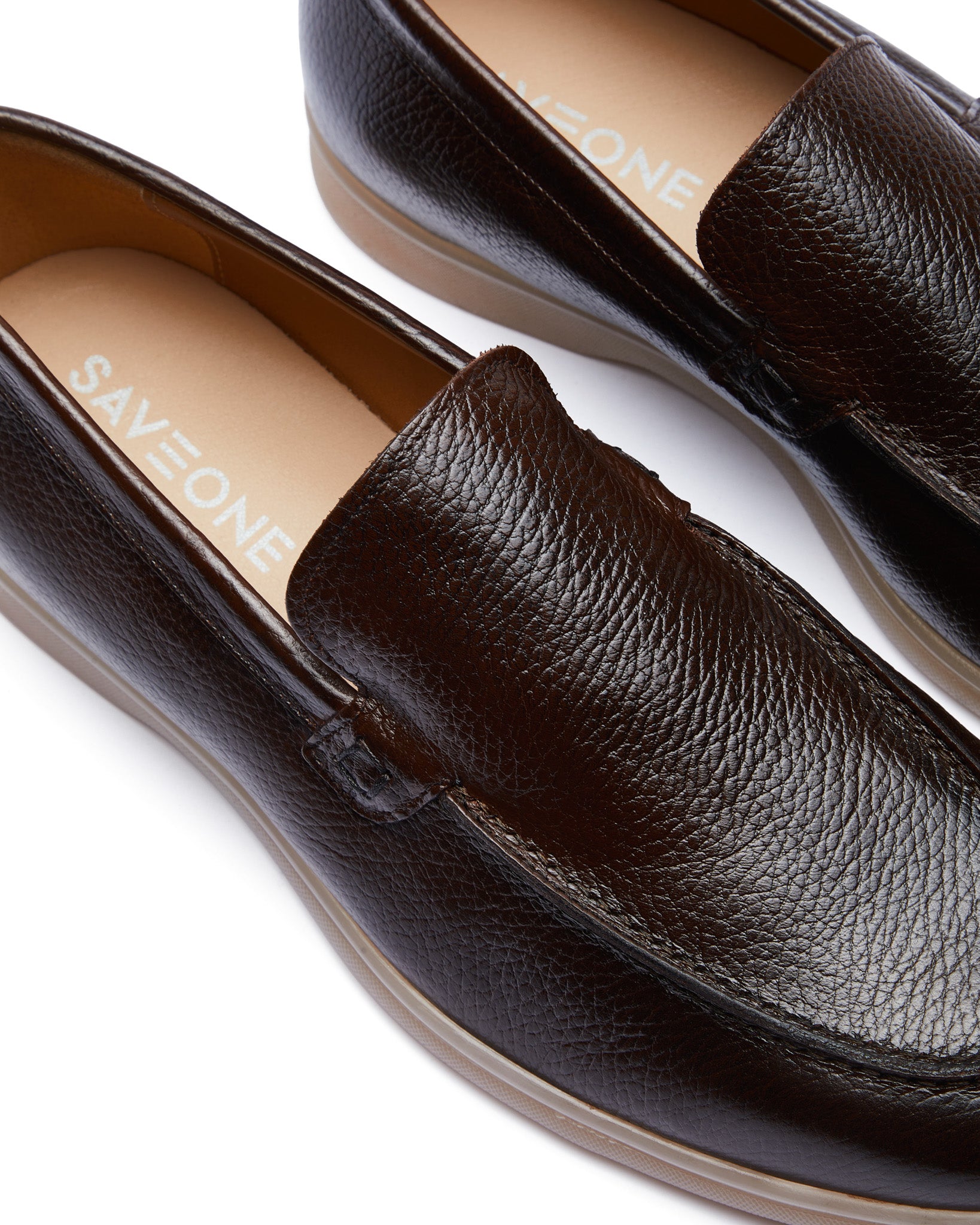 Mocassino Pier in pelle testa di moro