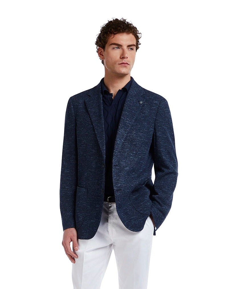 Chaqueta Erice melange azul