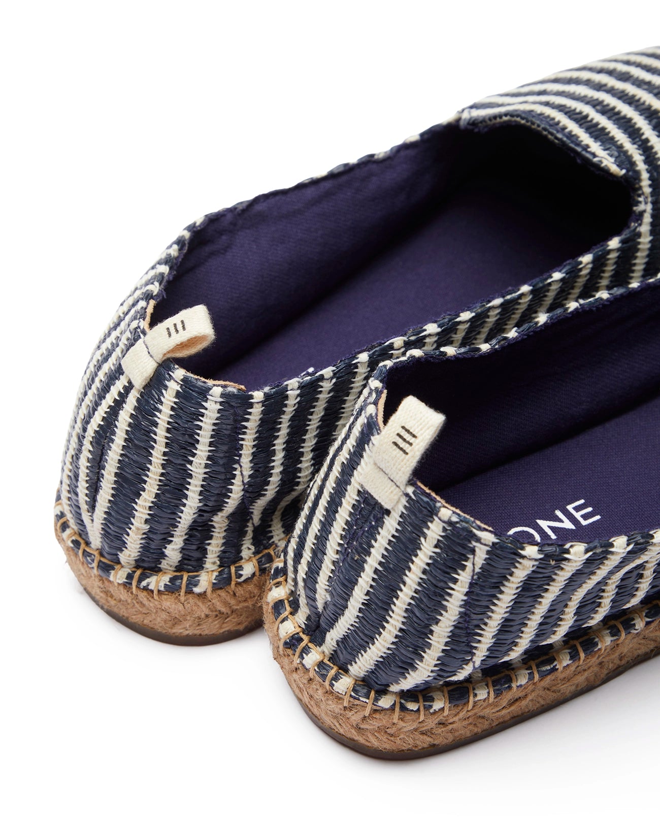Black patterned Singapore espadrilles