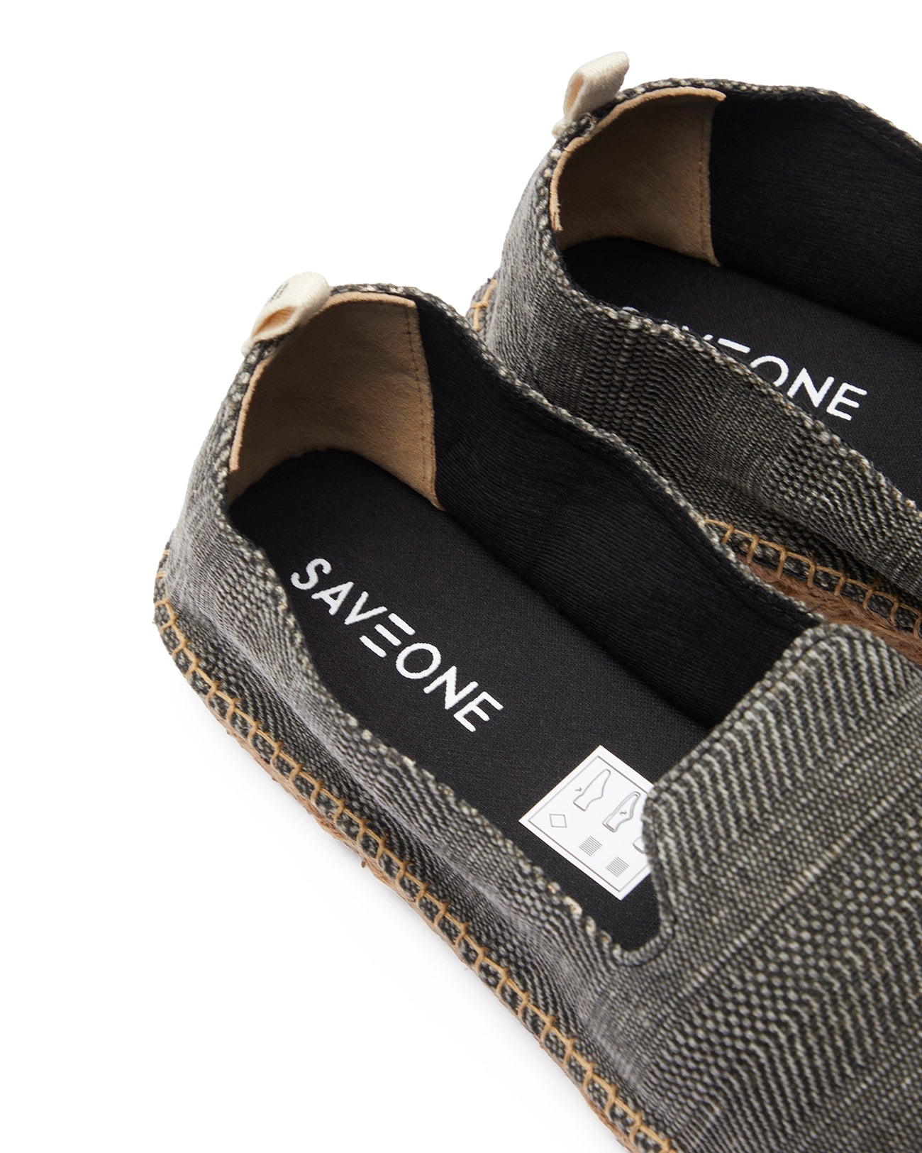 Rotterdam Espadrilles in Black Pattern