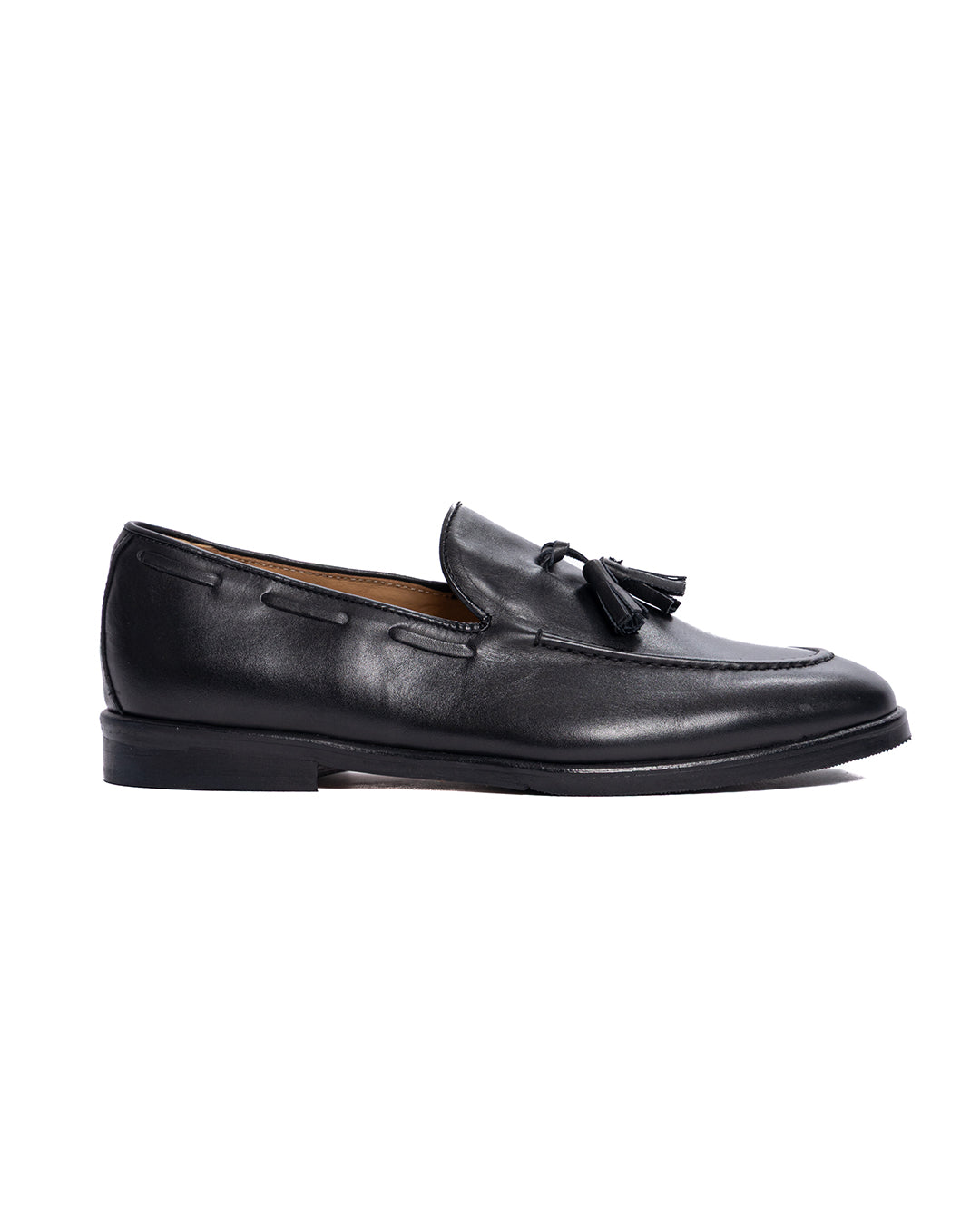 Jasper - mocassin en cuir noir