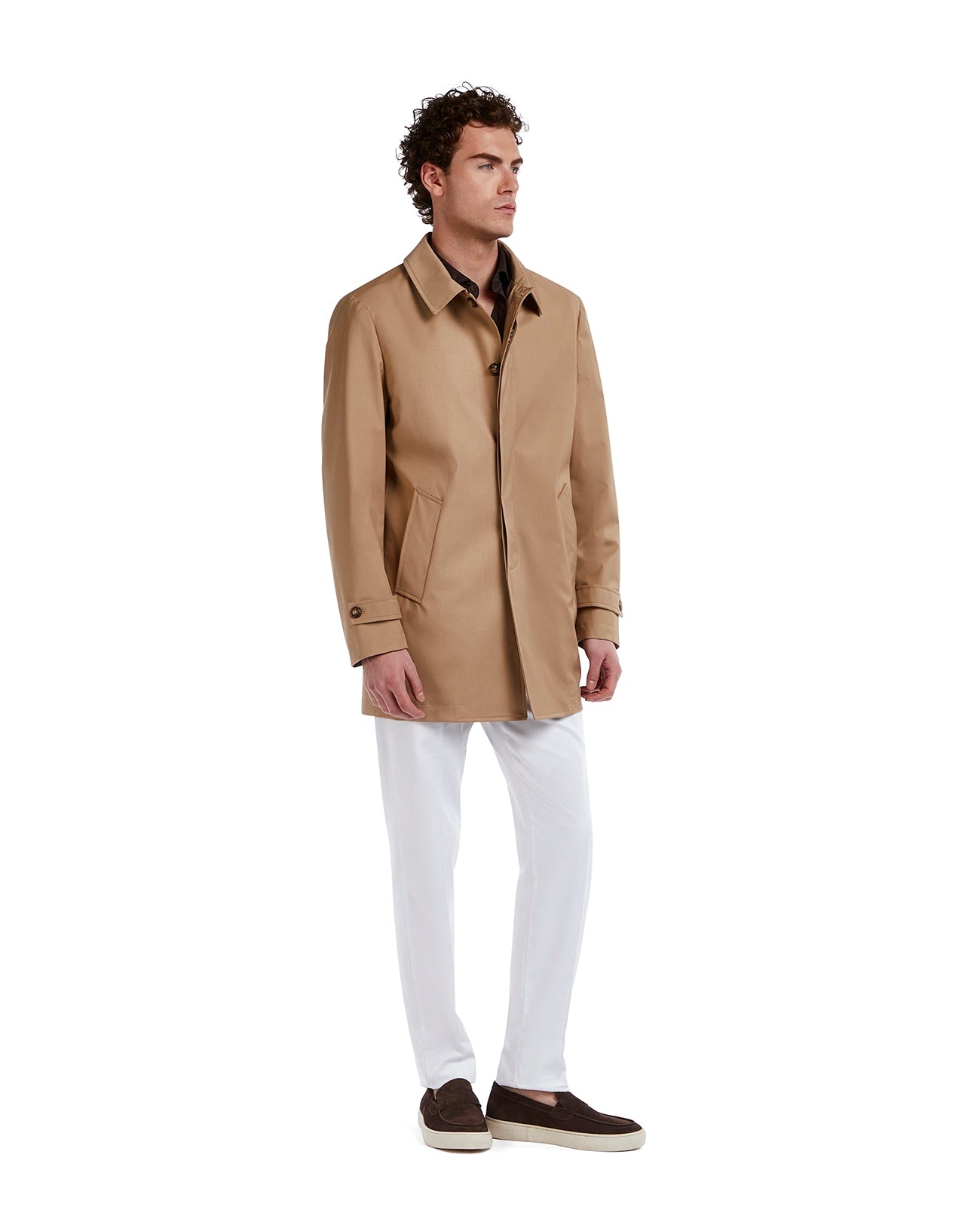 Trench Mantova sfoderato beige