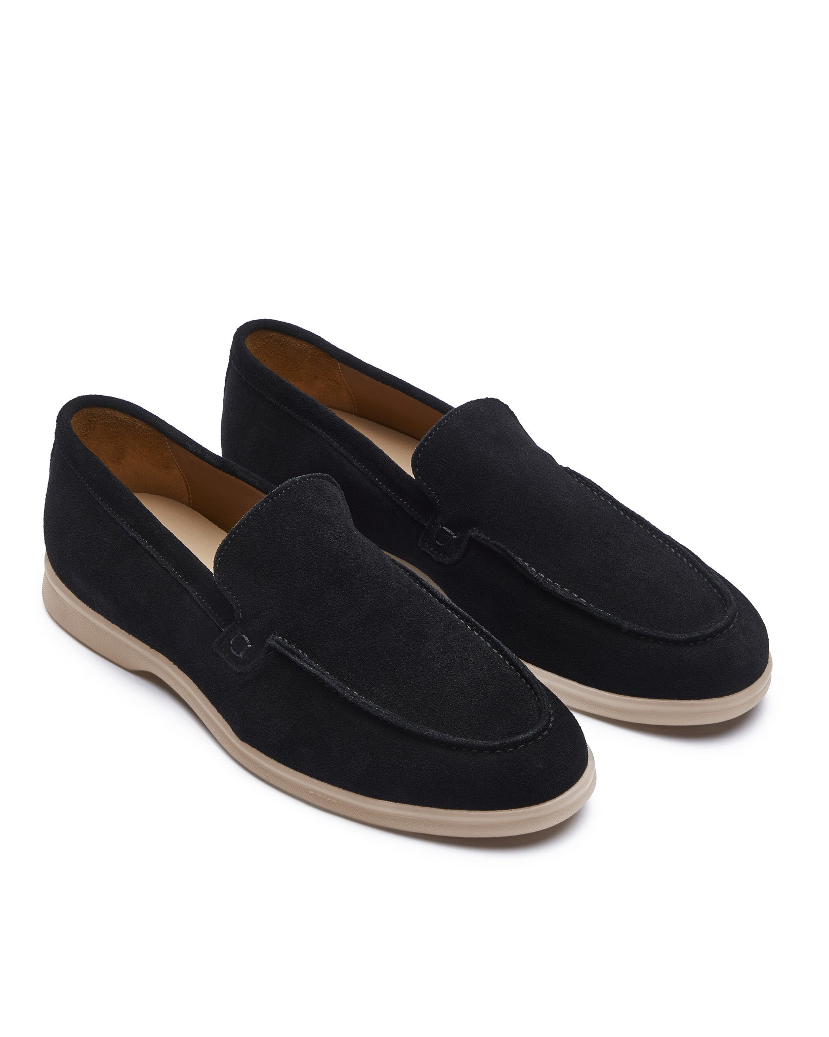 Mocassino Valeri scamosciato nero