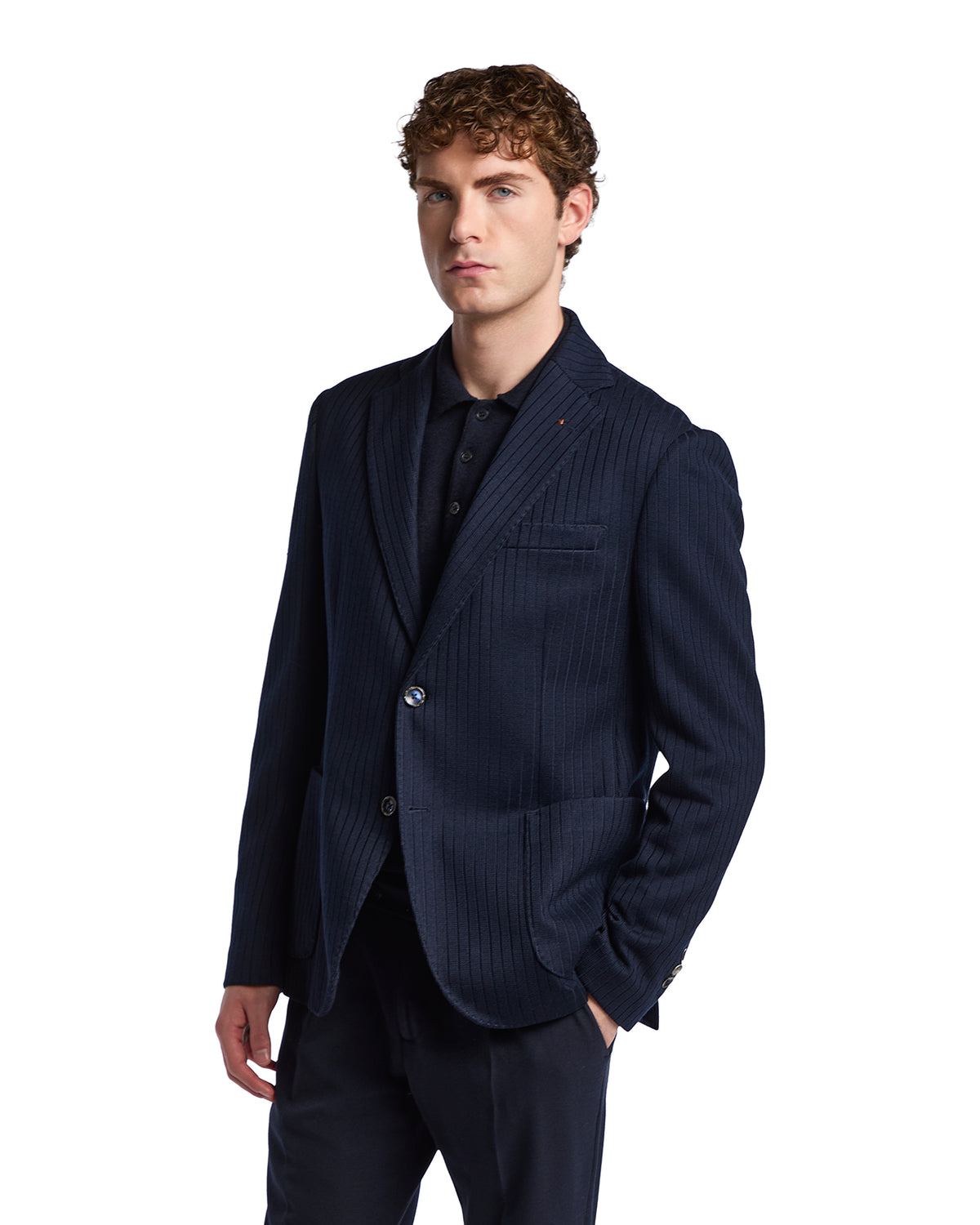 Chaqueta Verti a rayas azules