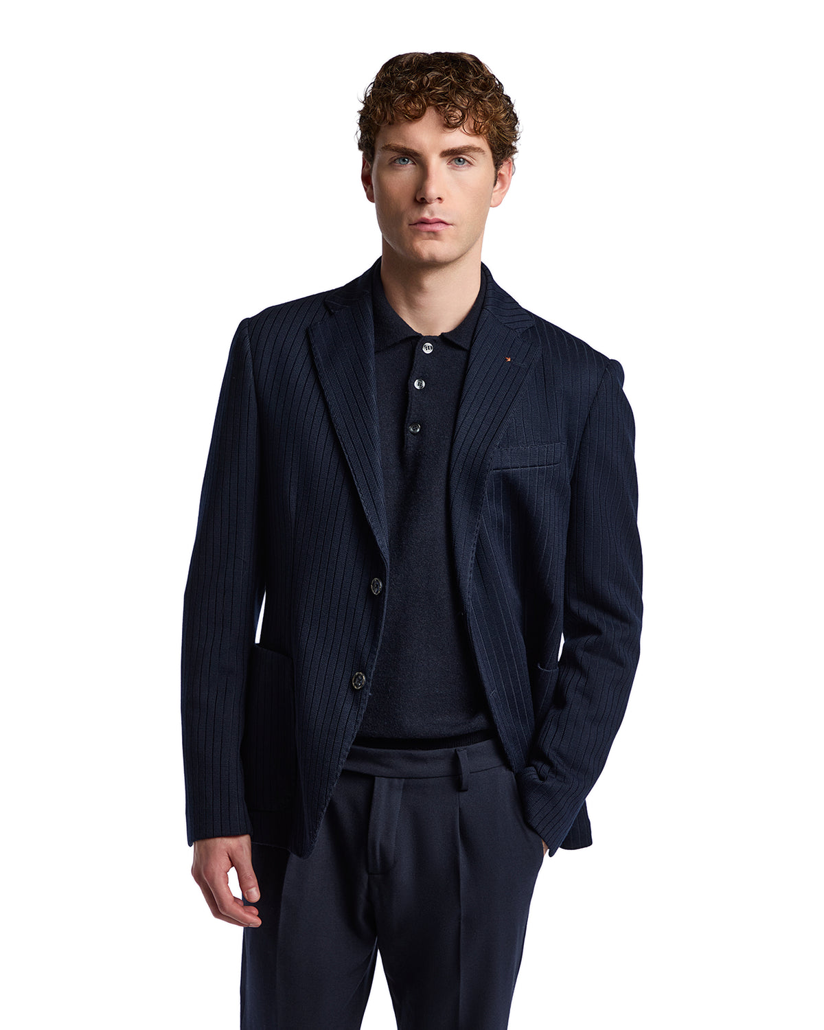 Verti blue pinstripe jacket