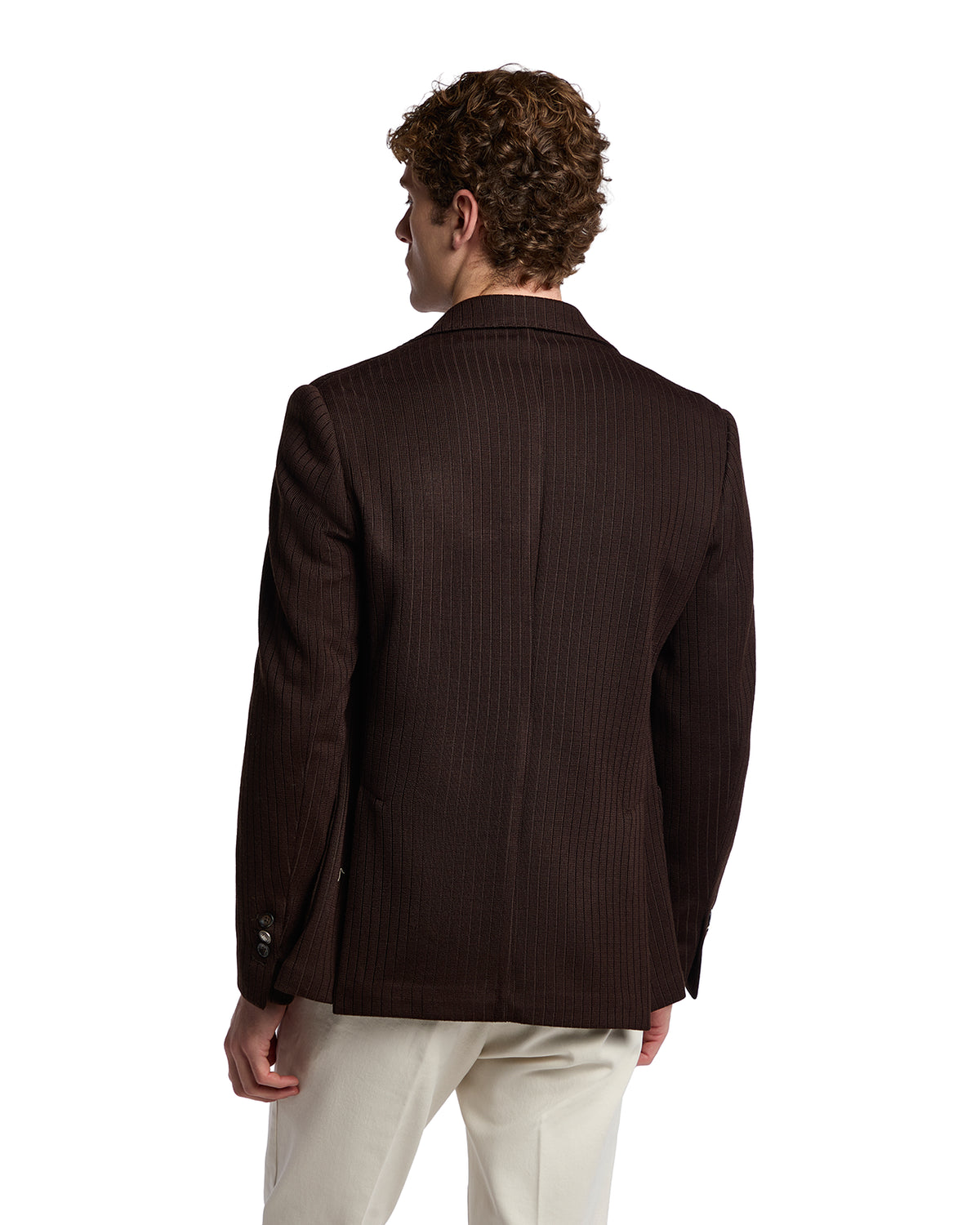 Verti pinstripe dark brown jacket