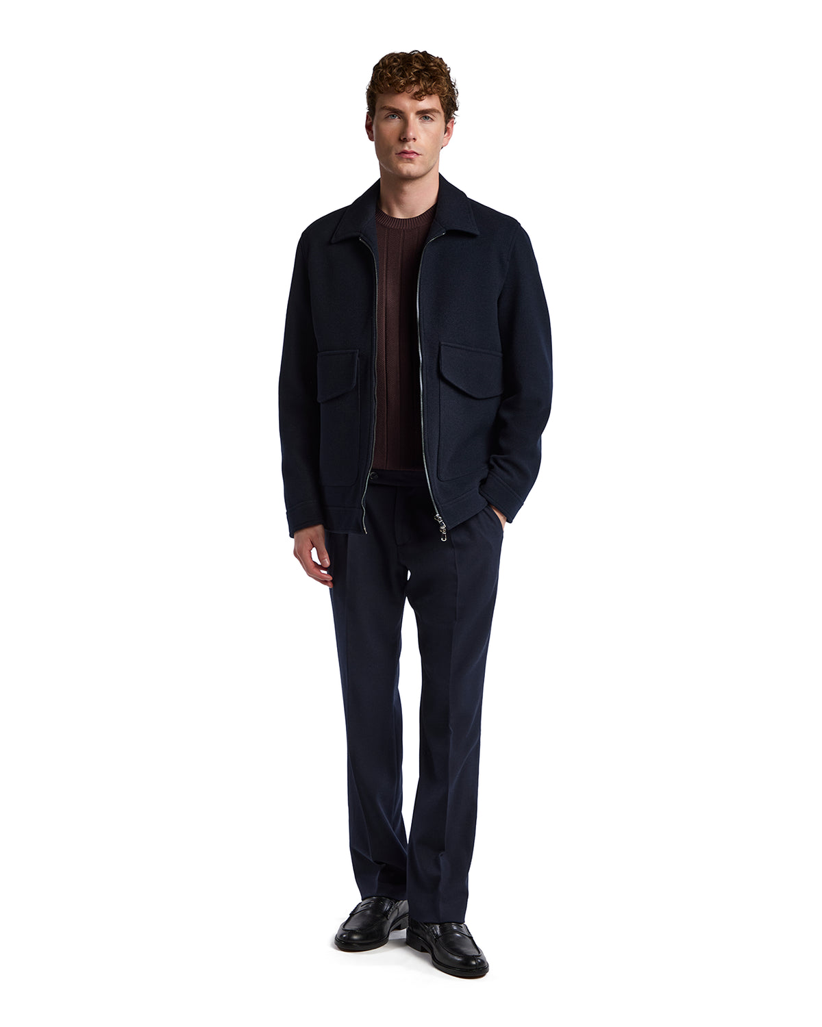 Vulcano blue coat