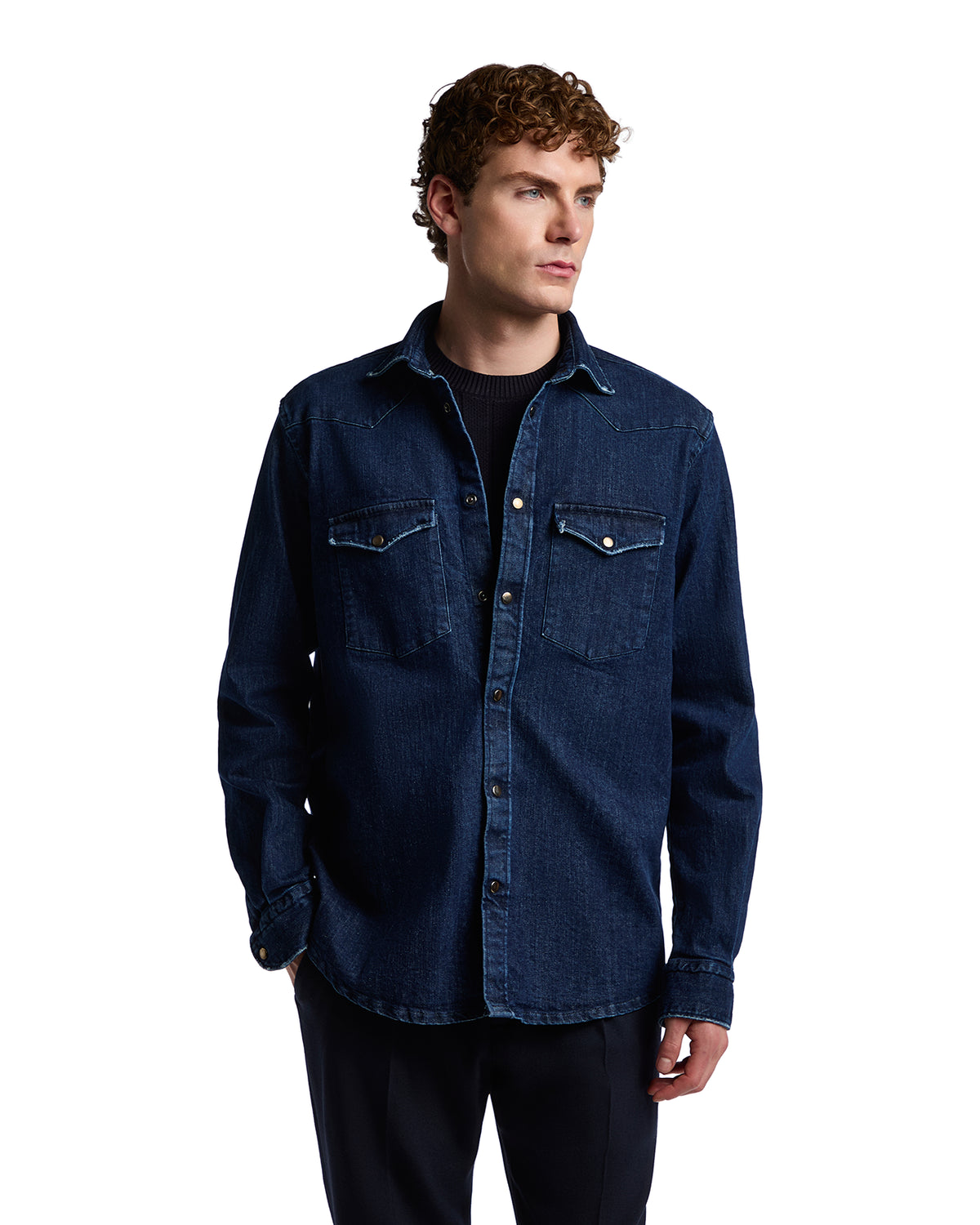 Western jean shirt