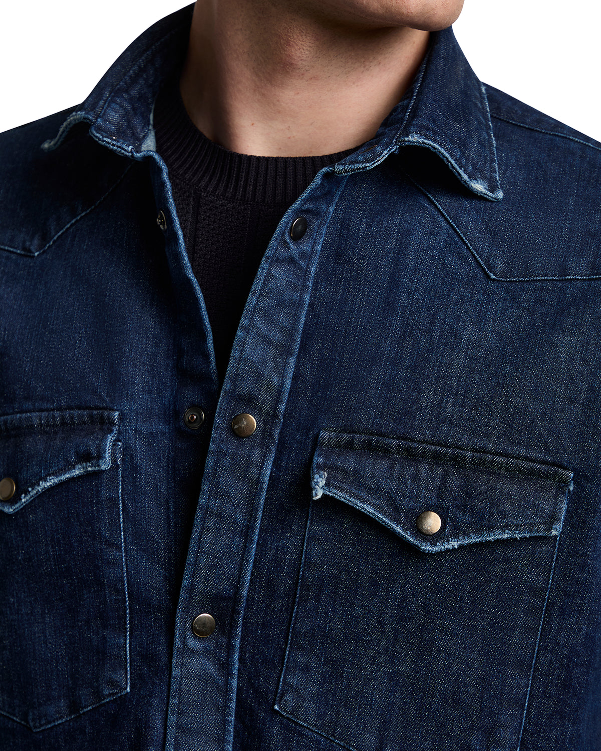 Western jean shirt
