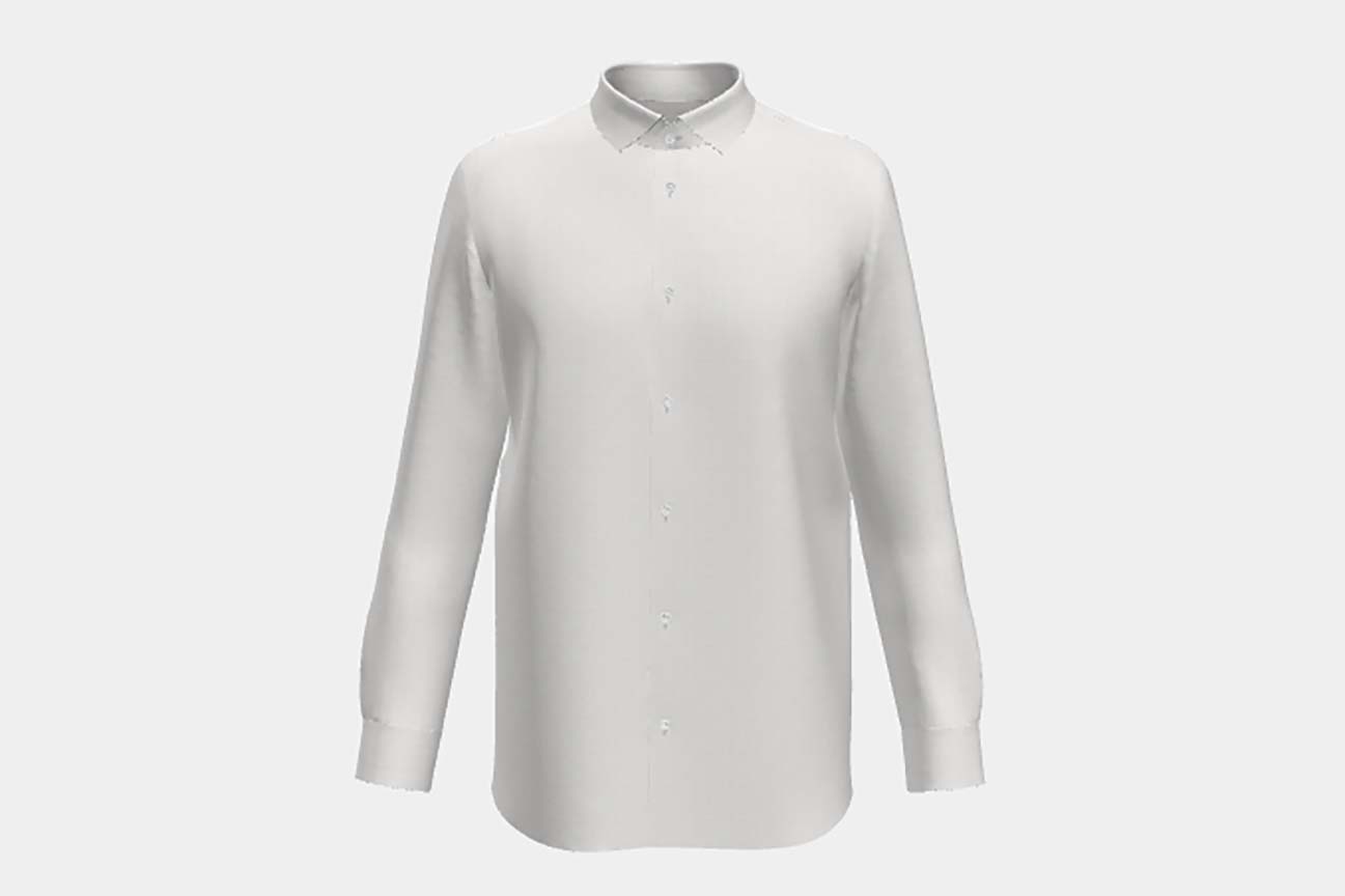 Camicia su misura lino e cotone bianco (customized SV113EC67P-266717)