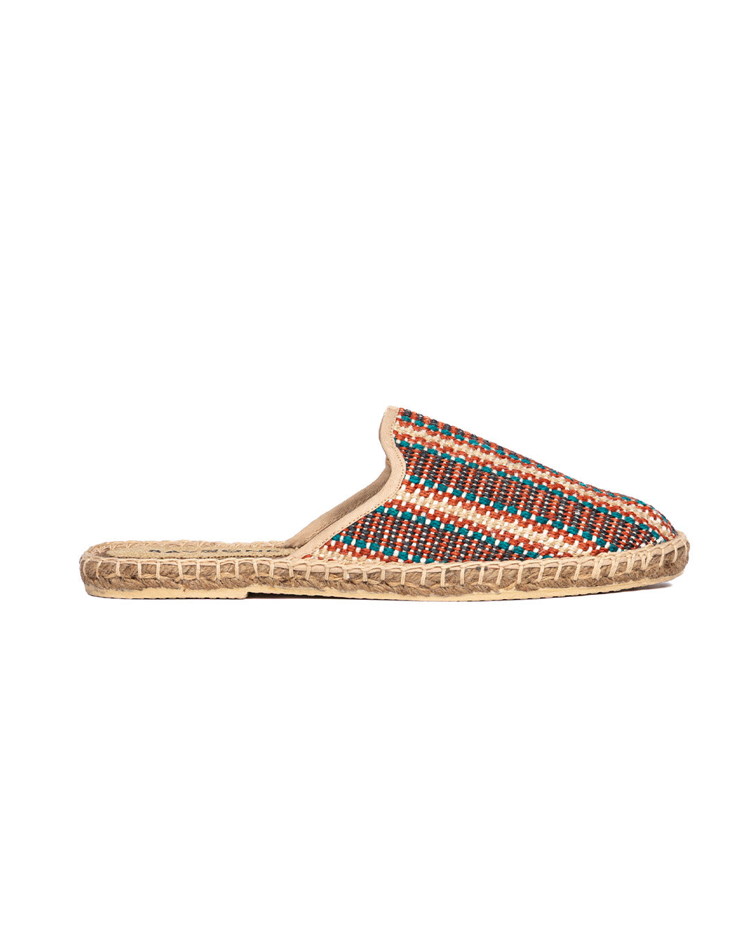 Taormina - multicolor striped espadrilles mules
