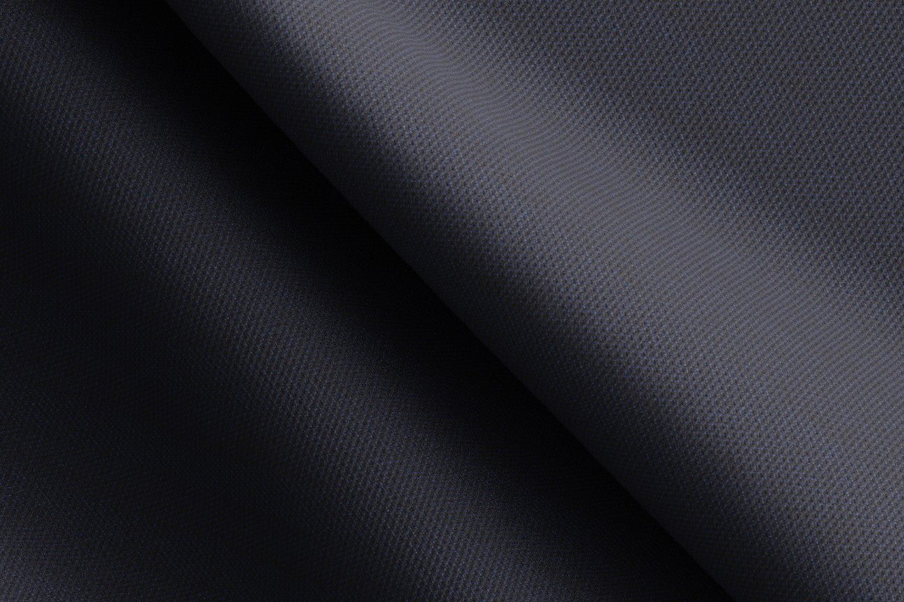 Pantalone su misura lana solaro 130s blu Caccioppoli