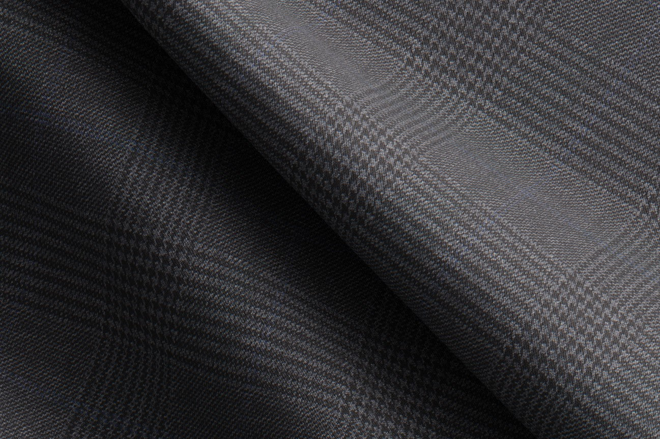 Gilet su misura lana 110s grigio Canonico