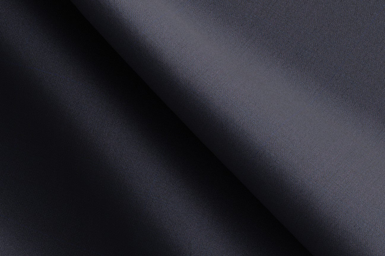 Pantalone su misura lana e seta 150s blu Caccioppoli