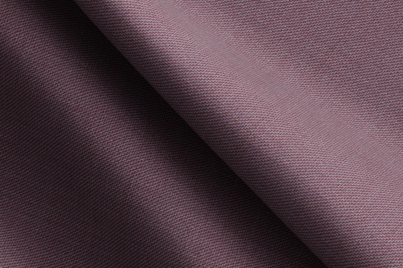 Pantalone con fascia su misura lana e seta 150s rosa Caccioppoli