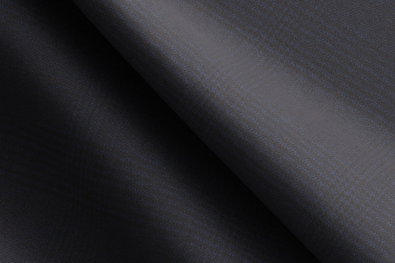Costume sur mesure en laine 110s bleu Canonico