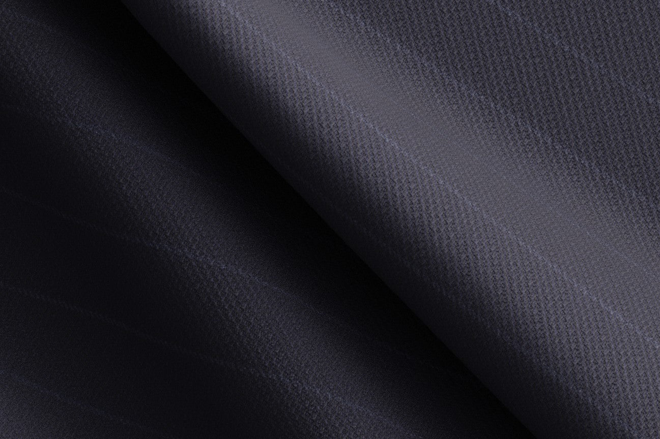 Costume sur mesure en laine 110s bleu Canonico
