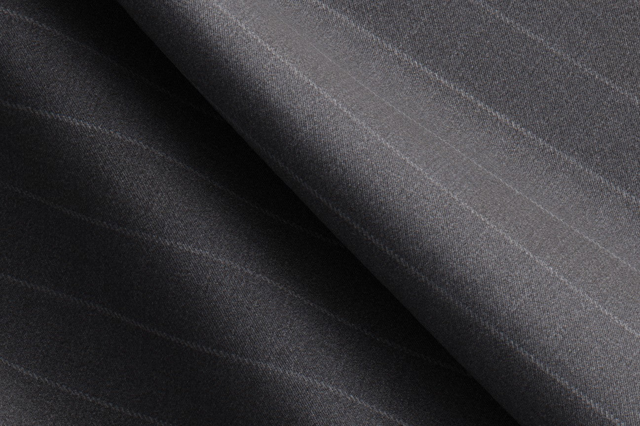 Pantalone su misura lana 110s grigio Canonico