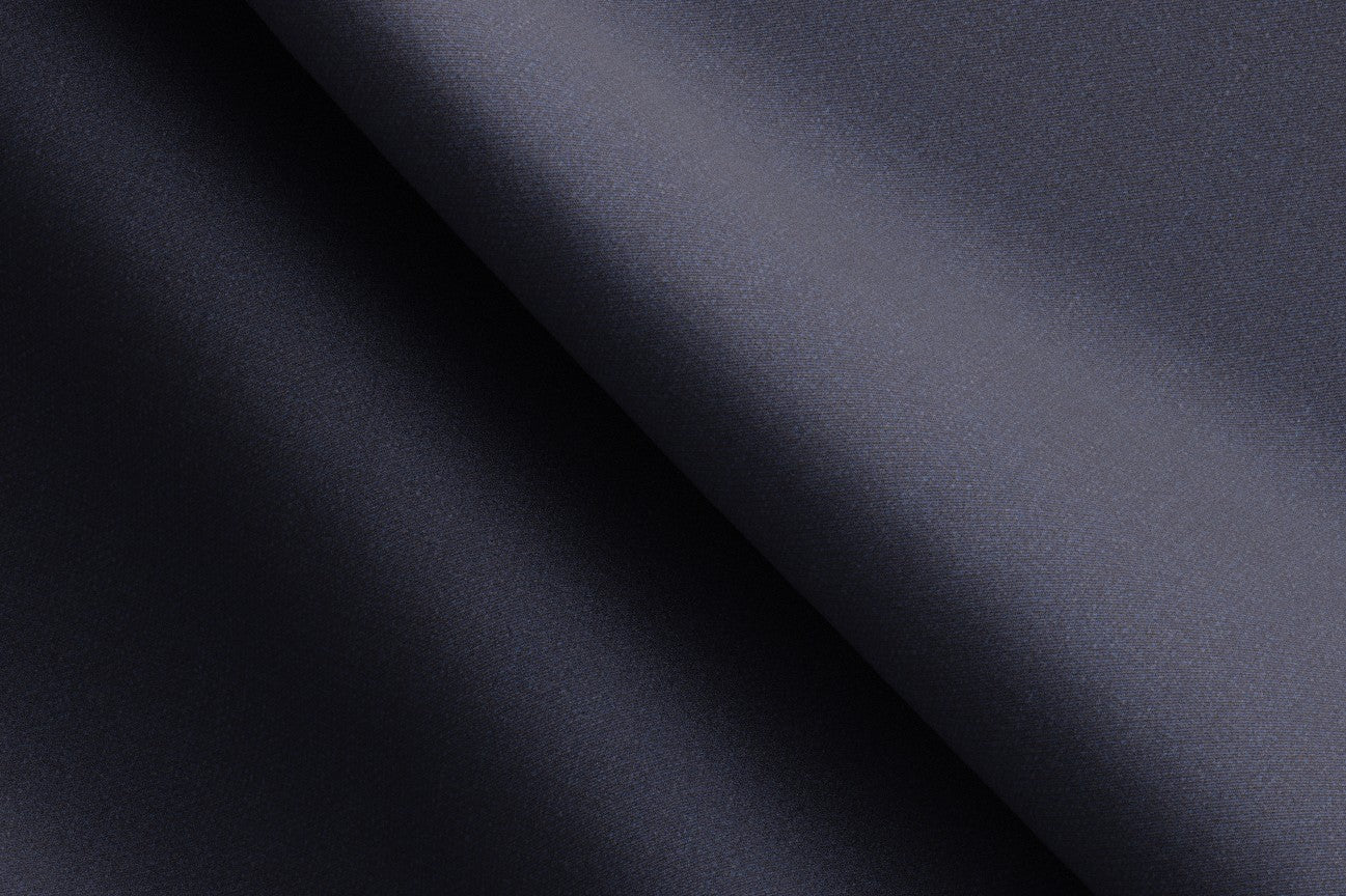 Gilet su misura lana 120s blu Canonico