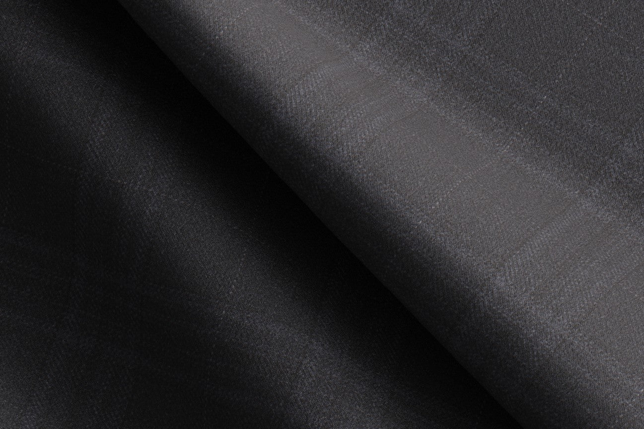 Gilet su misura lana 150s grigio Loro Piana