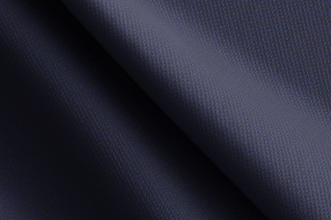 Pantalone su misura lana solaro 130s blu Caccioppoli