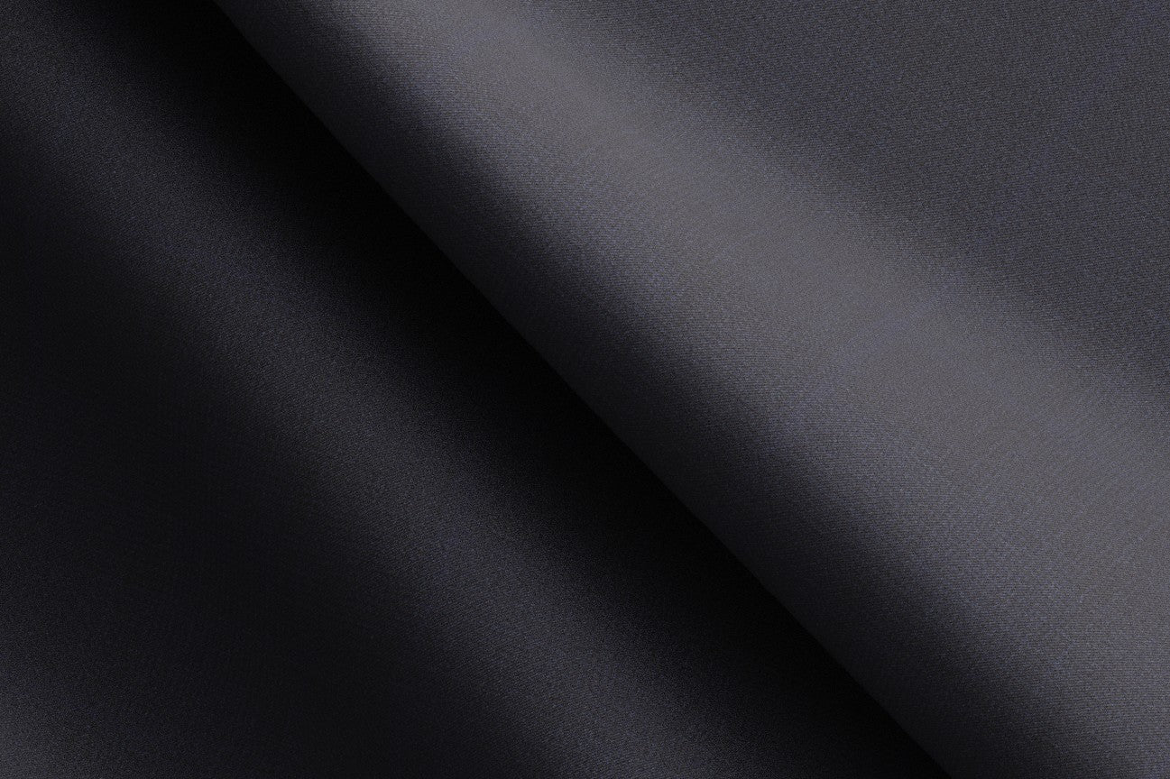 Gilet su misura lana 150s blu Loro Piana