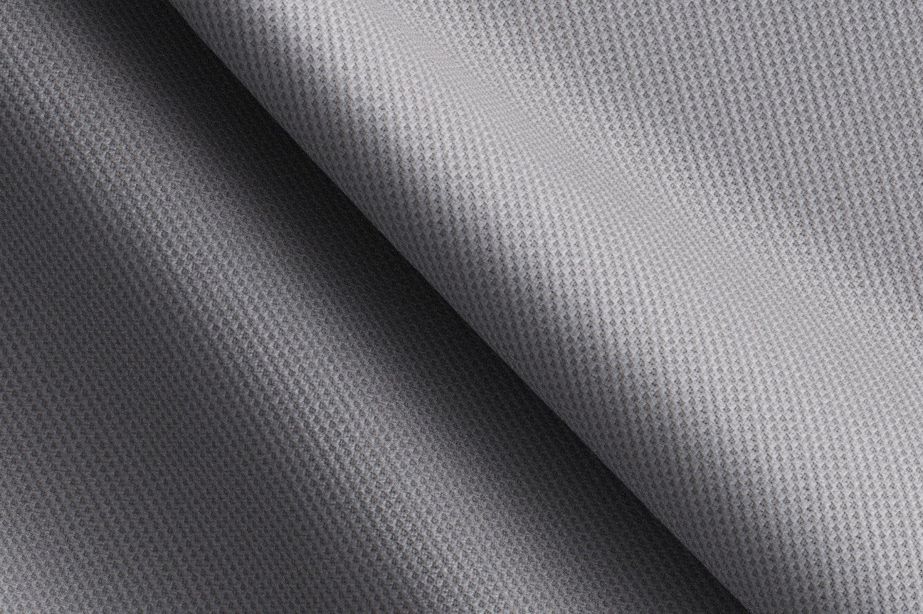 Gilet su misura poliestere e acrilica 110s grigio Canonico